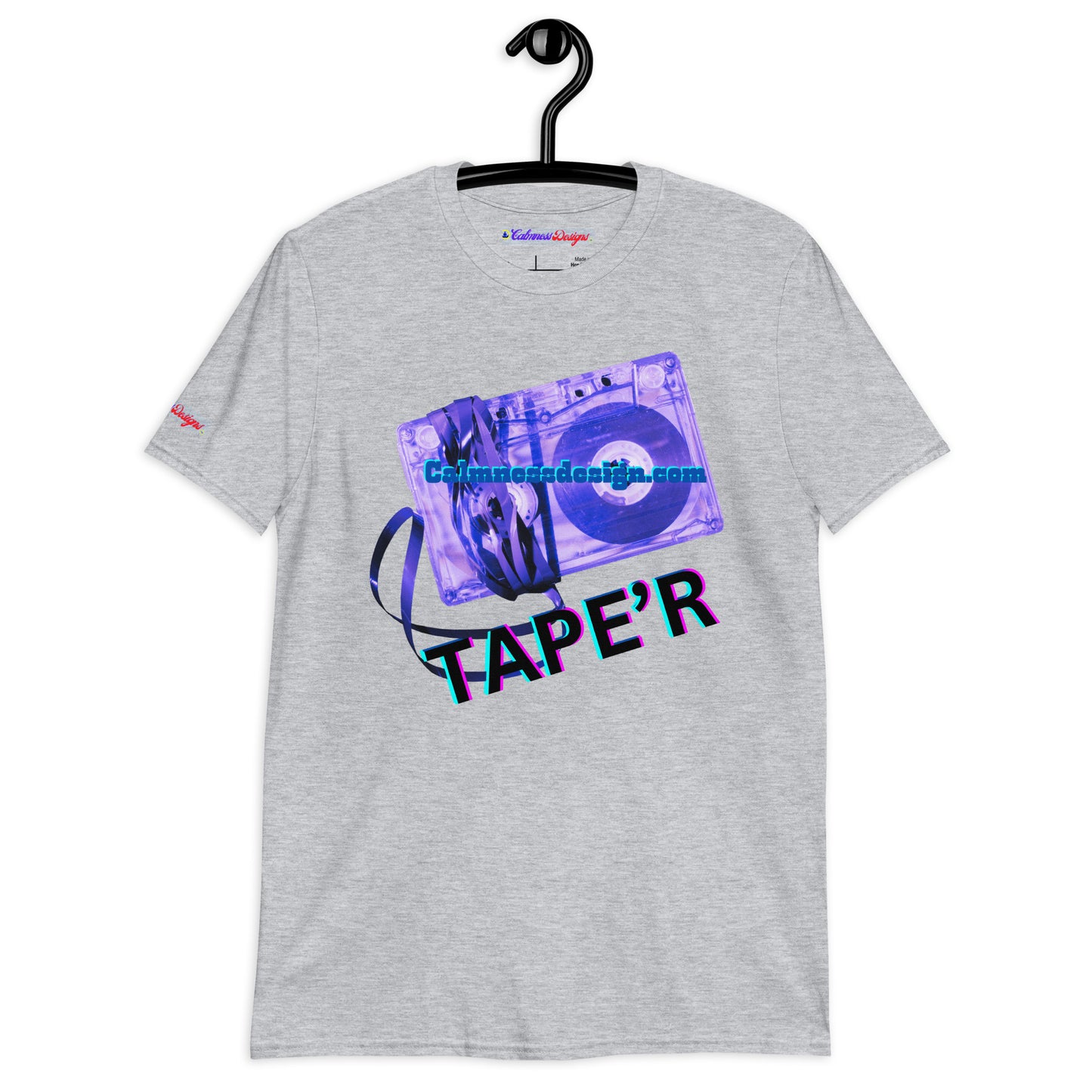 Cassette Tape, CALMNESSDESGIN.COM, Short-Sleeve Unisex T-Shirt