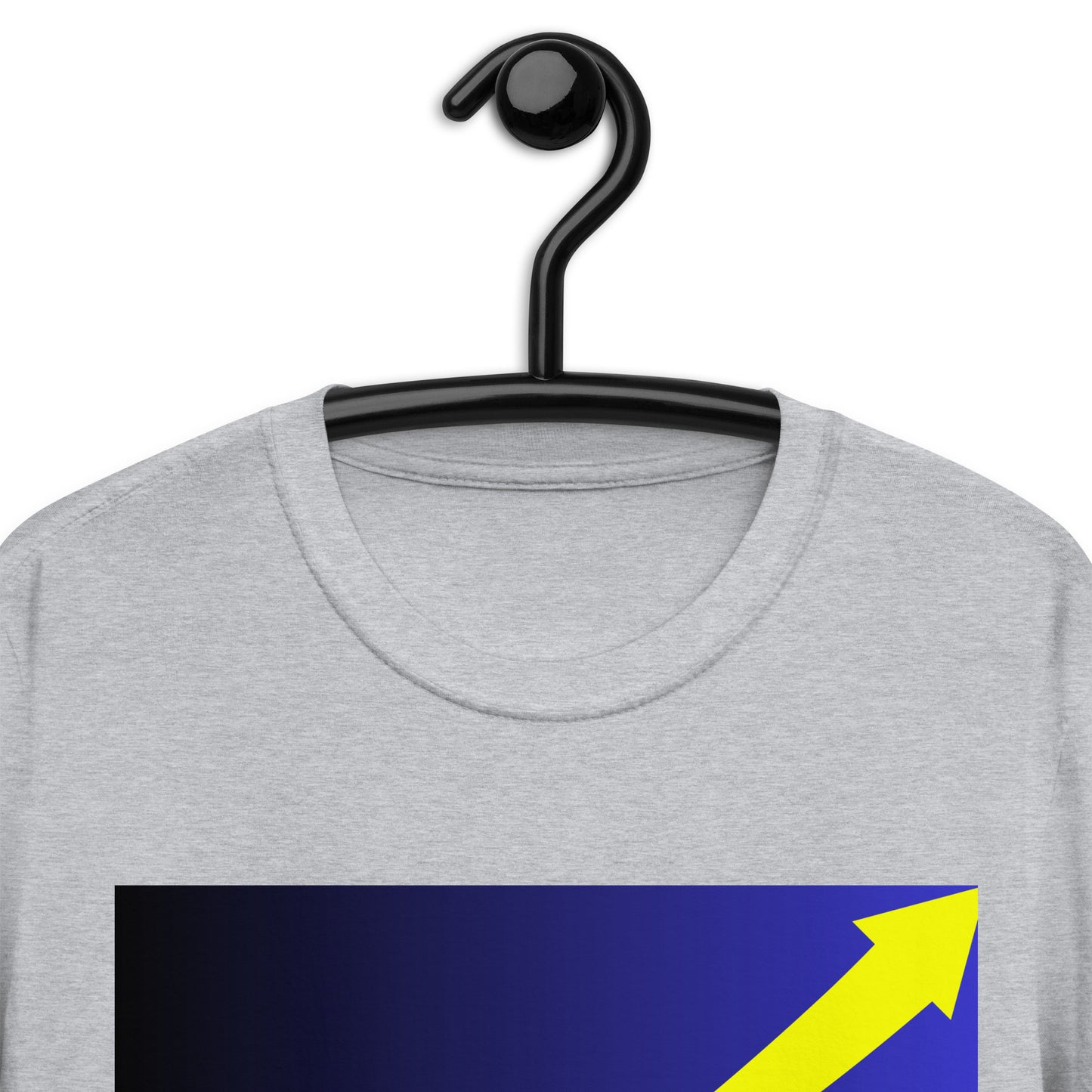Money Growth, Growth Chart, Arrow, Dollar-Sign ,Calmness Designs, Creative Designs, Short-Sleeve Unisex T-Shirt