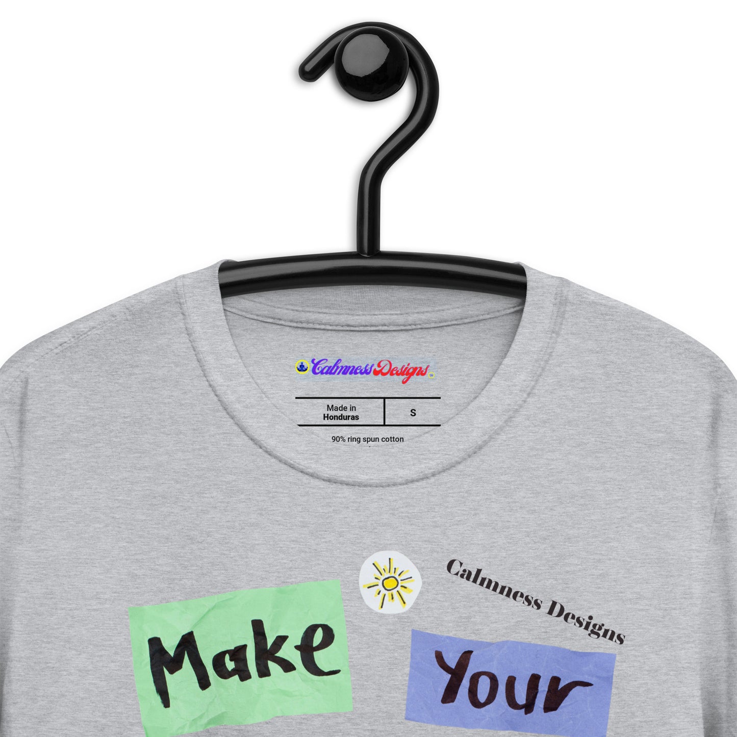 Make Your Day Brighter Than Yesterday, (BUS, HEART), Calmness Designs, Creative Designs, Unisex t-shirt Short-Sleeve Unisex T-Shirt