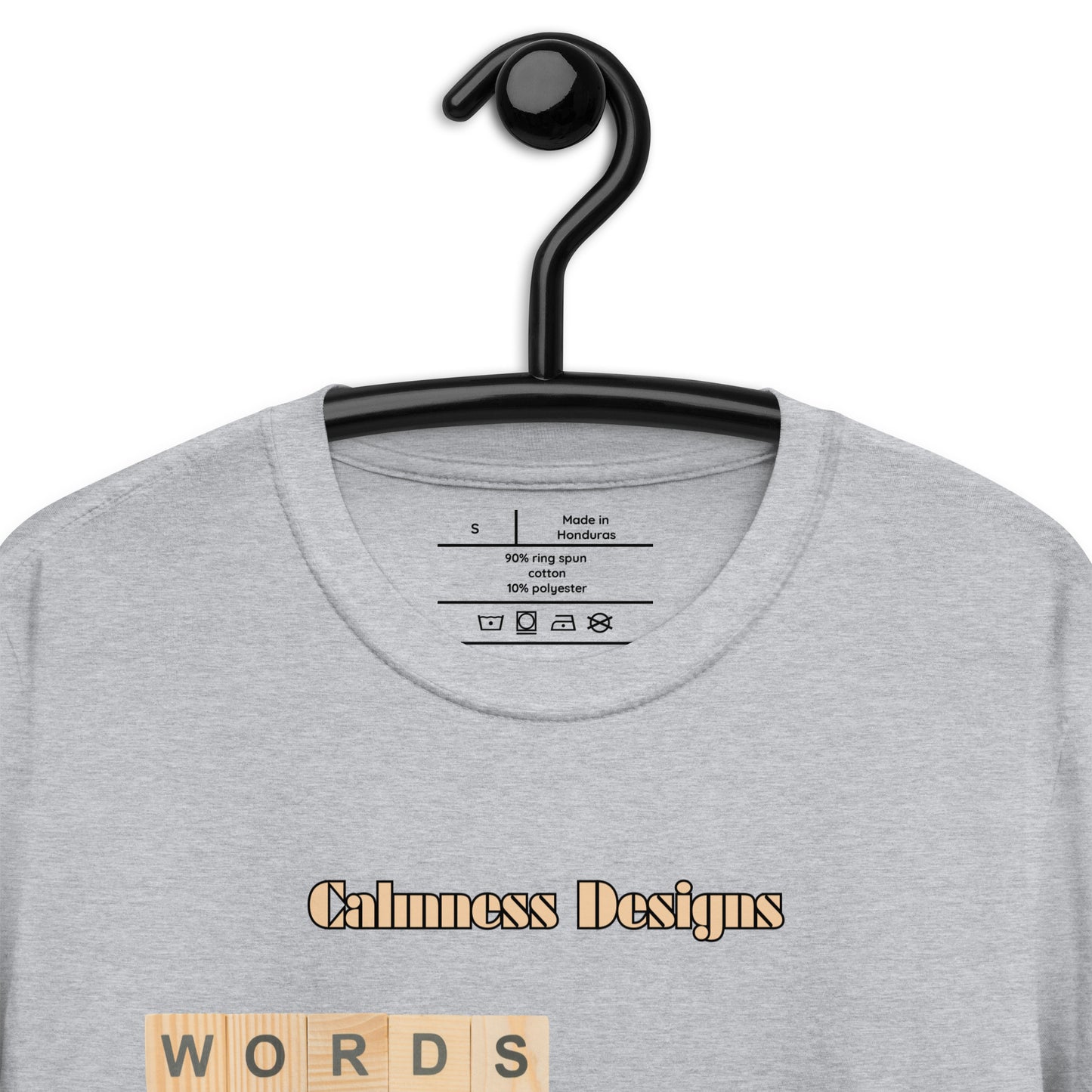 WORDS HAVE POWER, Calmness Designs, Creative Designs, Short-Sleeve Unisex T-Shirt