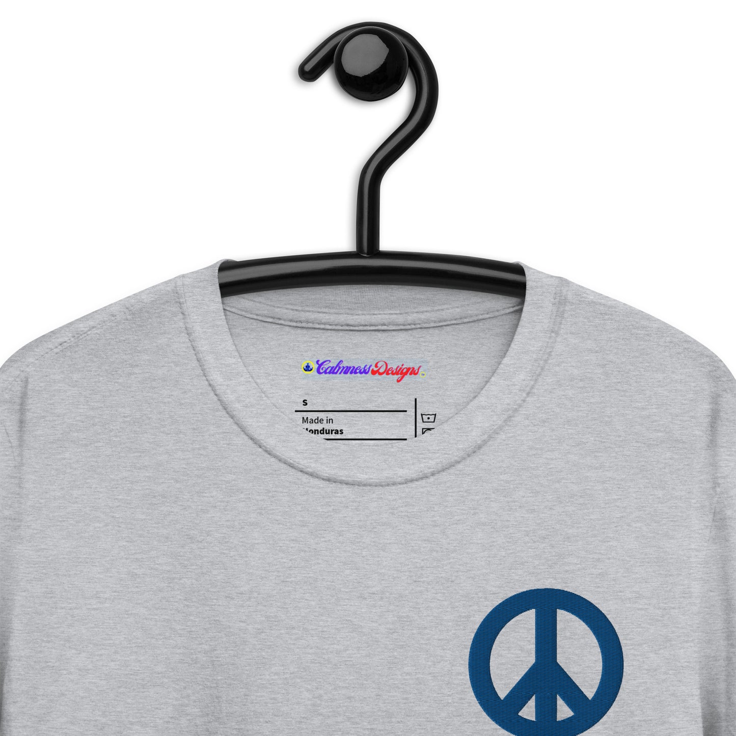 PEACE, PEACE-SIGN, Calmness Designs, Short-Sleeve Unisex T-Shirt