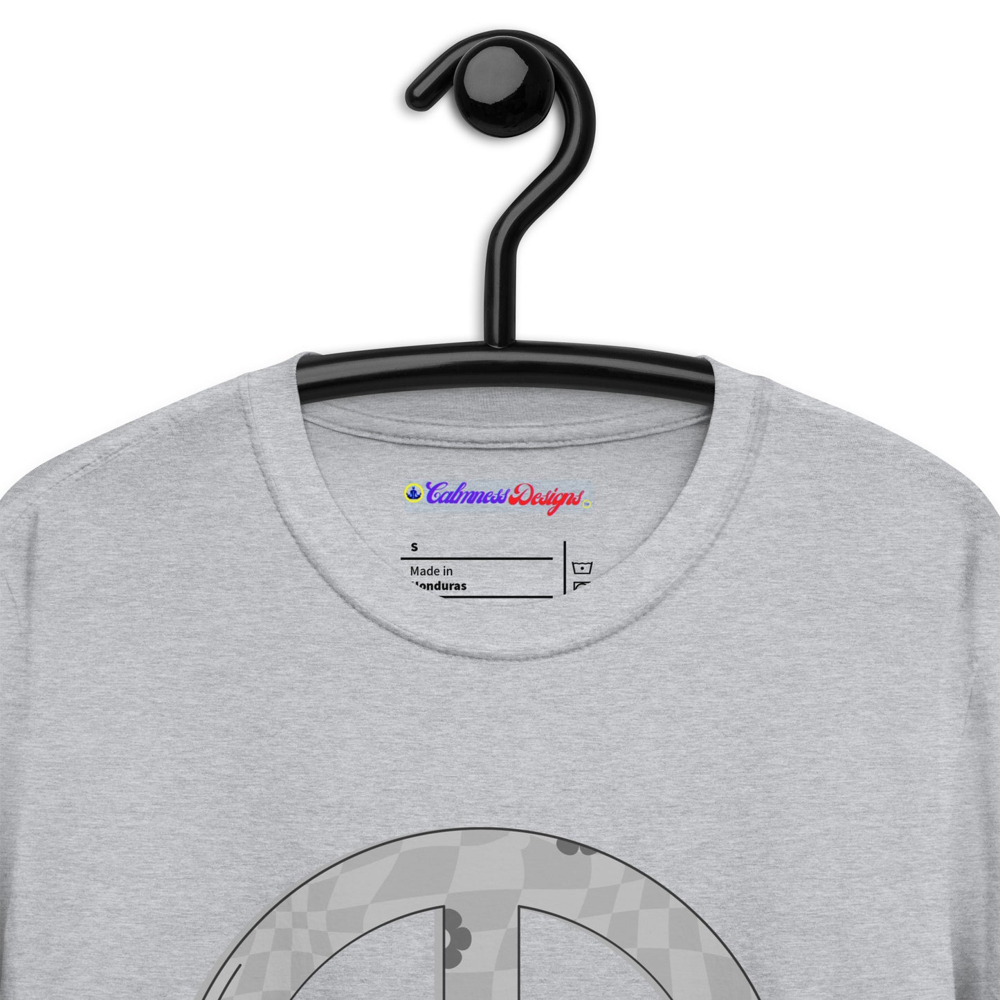 PEACE, PEACE-SIGN, Calmness Designs, Short-Sleeve Unisex T-Shirt