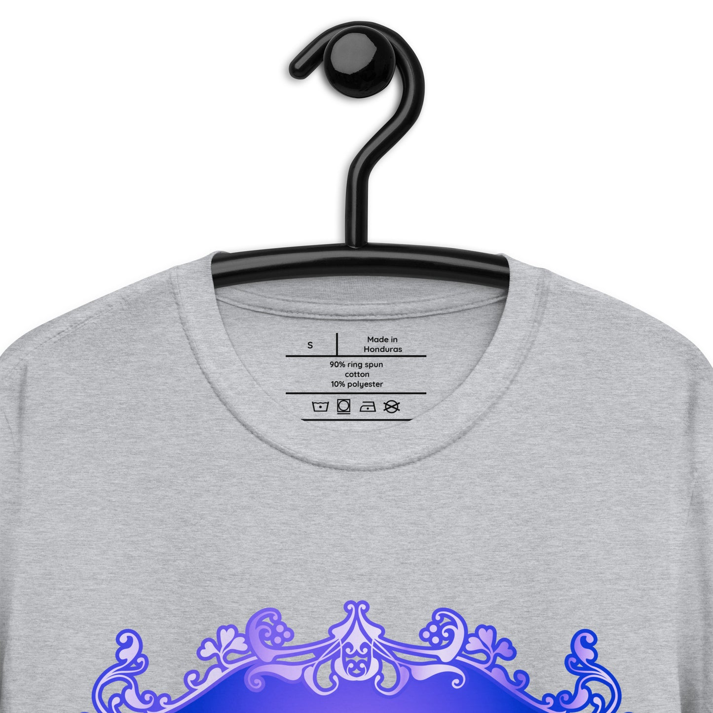 Elegant GOLDEN FRAME, CALMNESS DESIGNS, Creative Designer's, Short-Sleeve Unisex T-Shirt