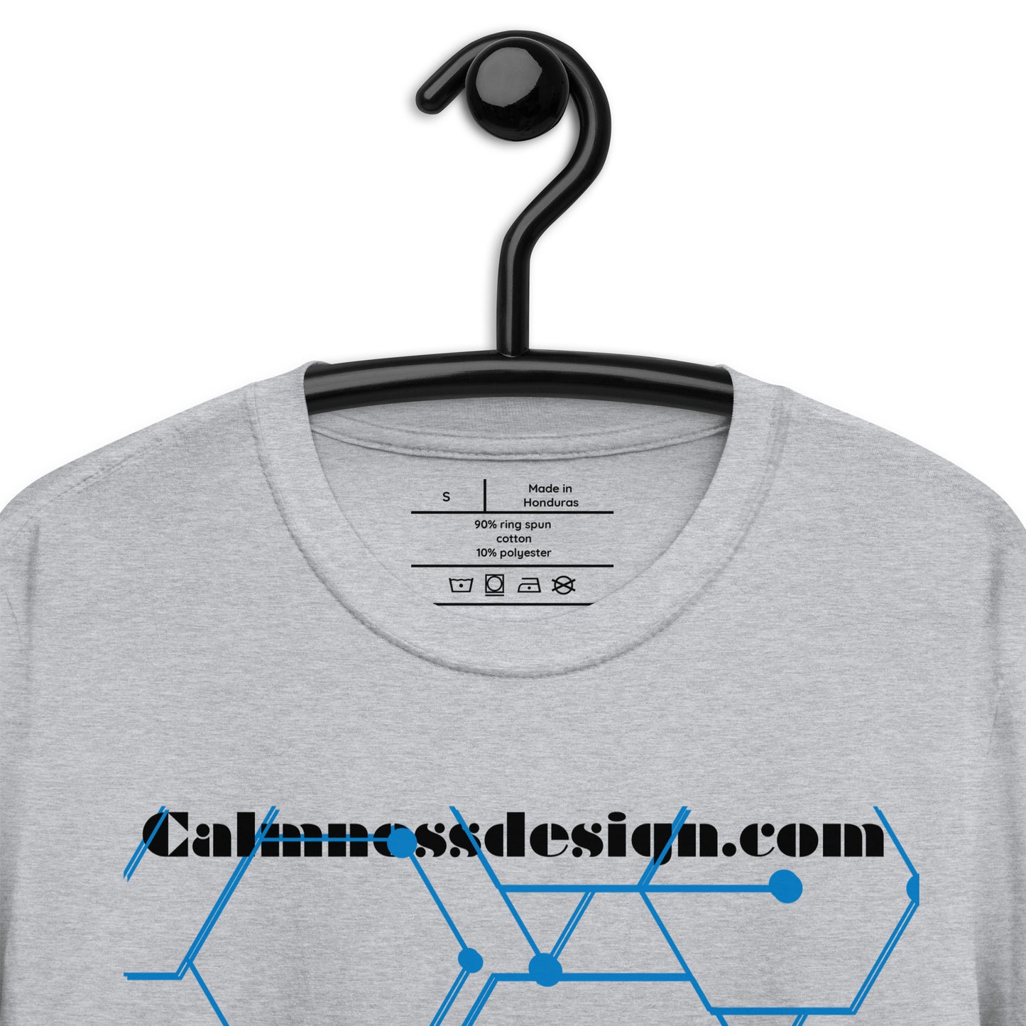 Hexagon Technology, Calmnessdesign.COM, Short-Sleeve Unisex T-Shirt