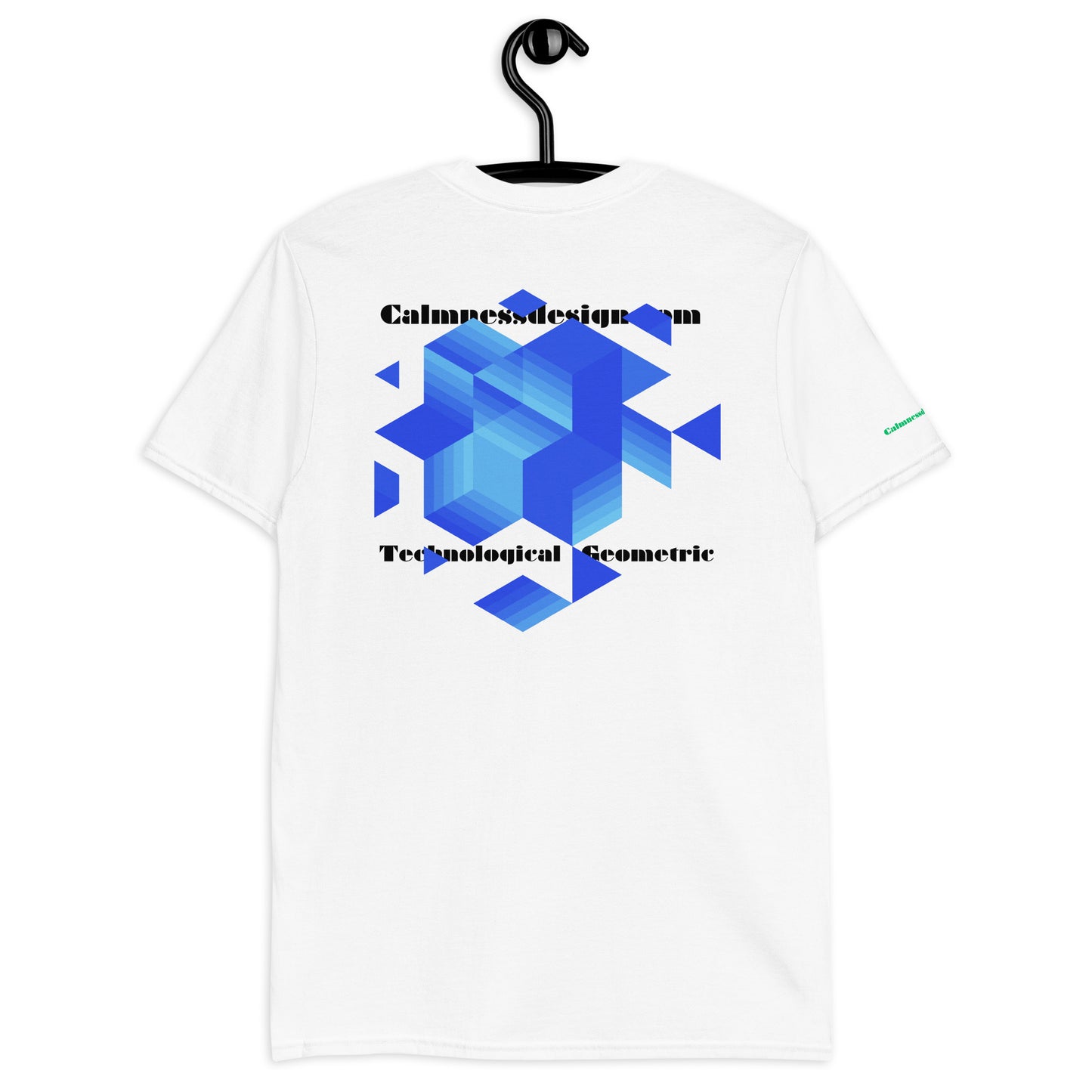 Technological and Geometric Element, Calmnessdesign.COM, Short-Sleeve Unisex T-Shirt