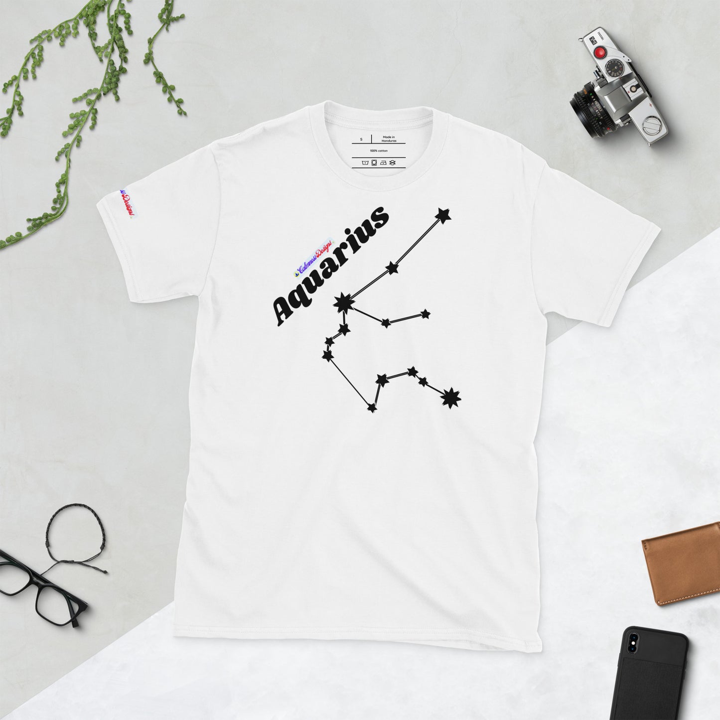 Aquarius, Calmness Designs, Short-Sleeve Unisex T-Shirt