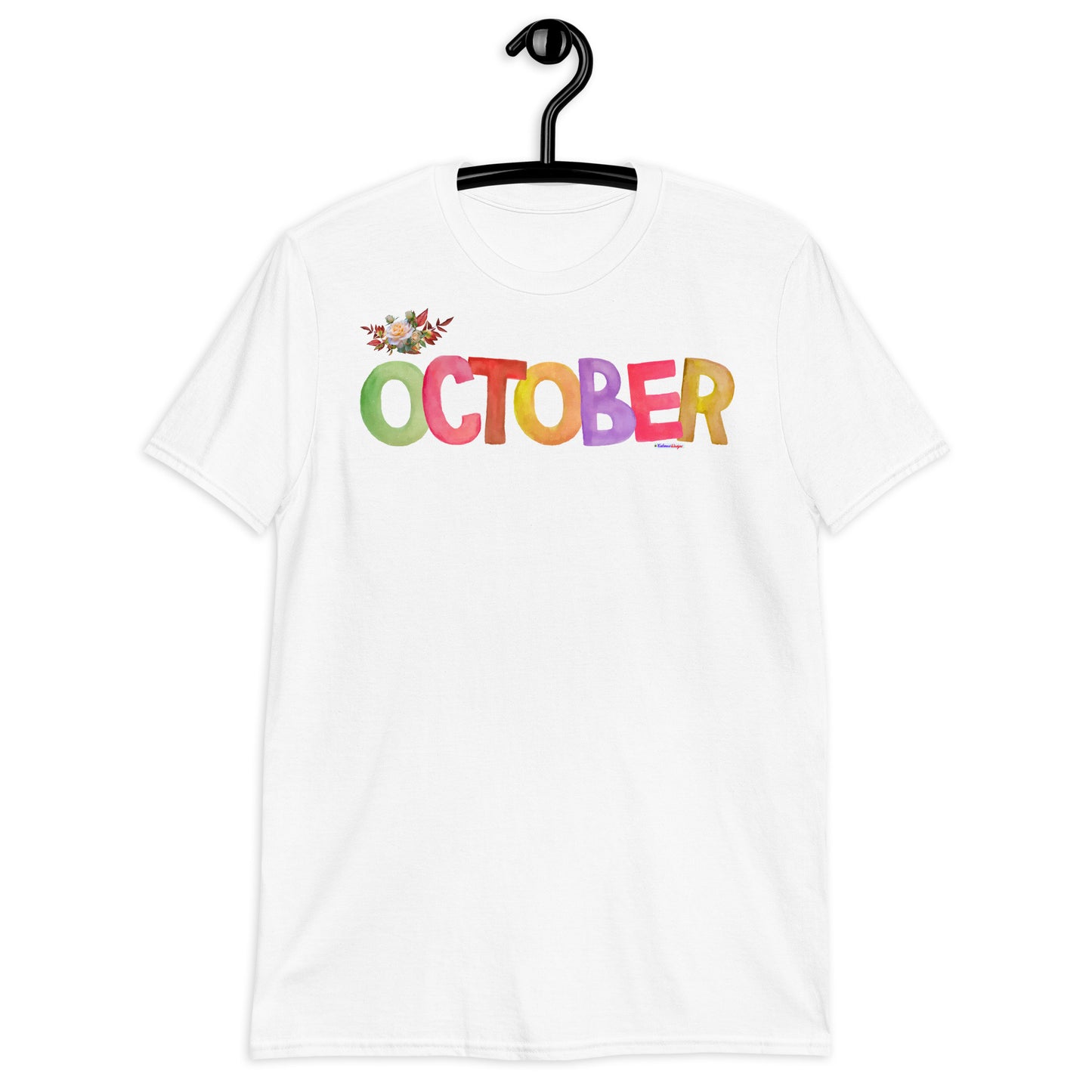 October, Calmness Designs, Short-Sleeve Unisex T-Shirt