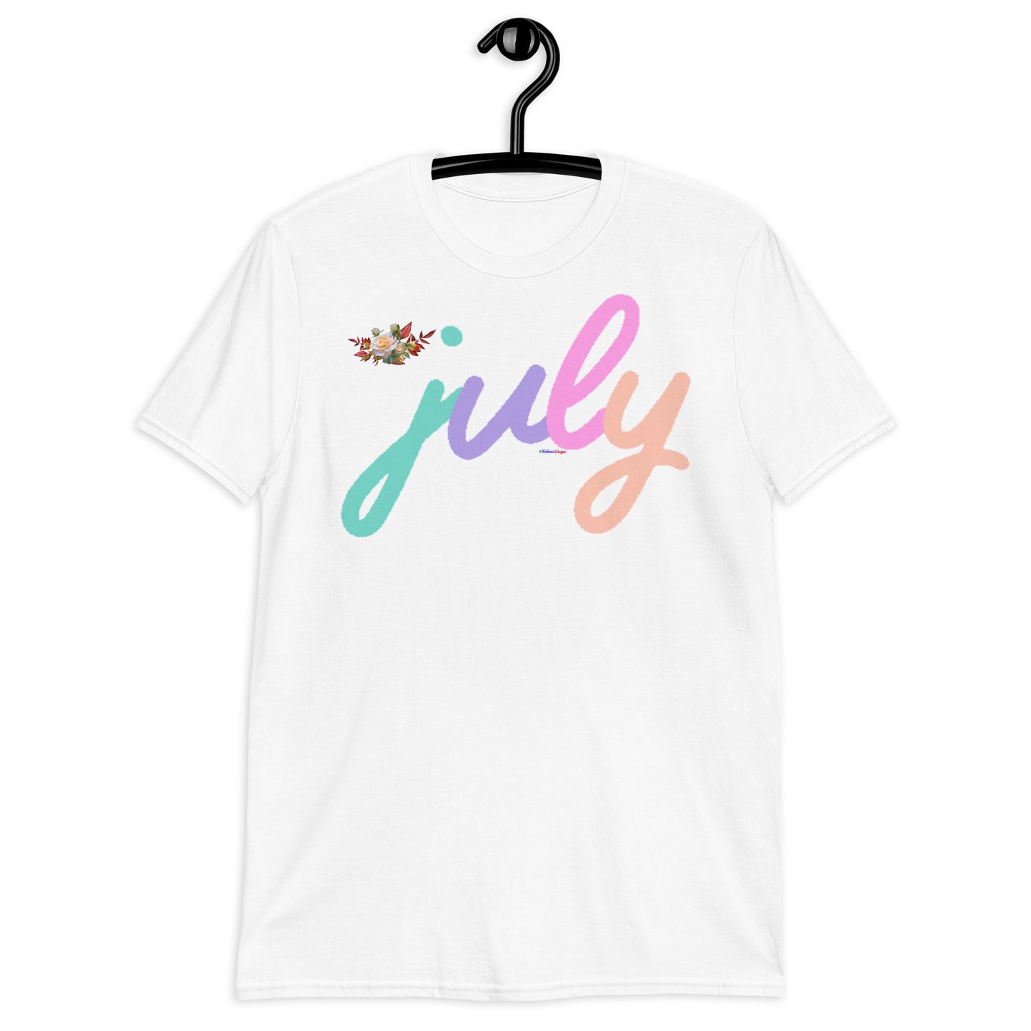 July, Calmness Designs, Short-Sleeve Unisex T-Shirt