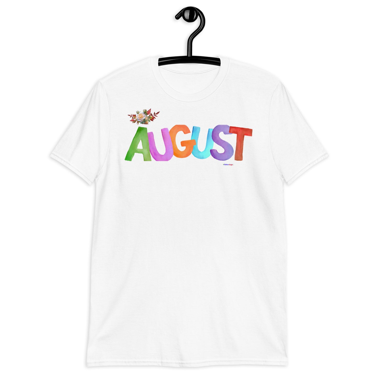 August, Calmness Designs, Short-Sleeve Unisex T-Shirt