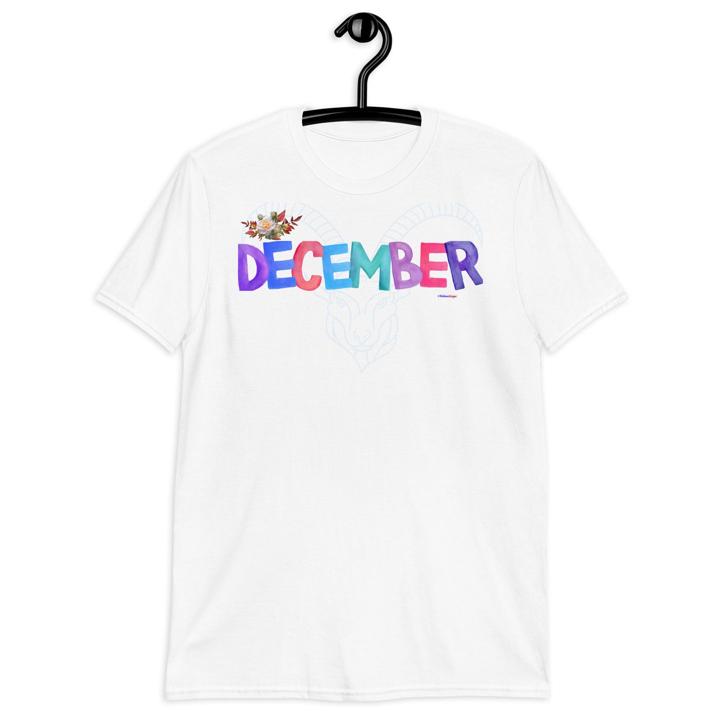 December, Calmness Designs, Short-Sleeve Unisex T-Shirt
