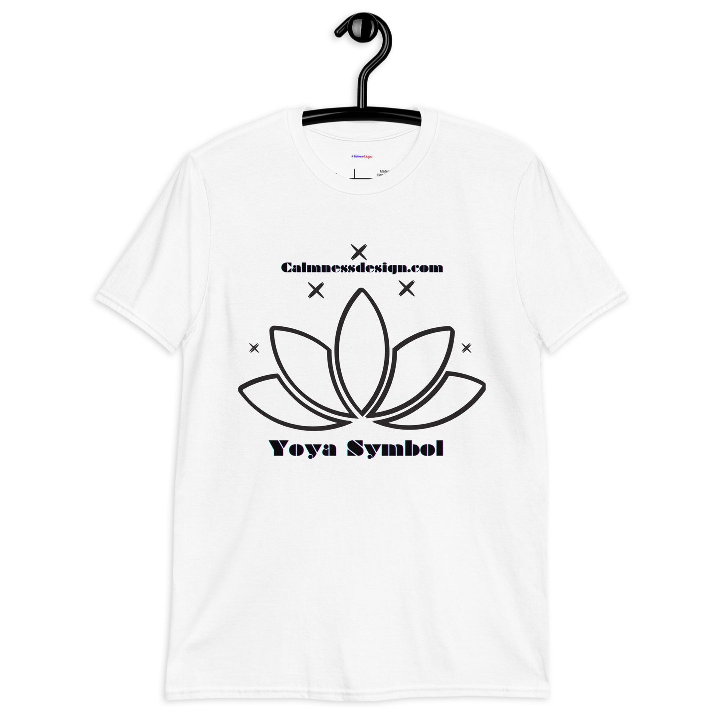 Yoga Symbol of Quality, Calmness Designs, Short-Sleeve Unisex T-Shirt