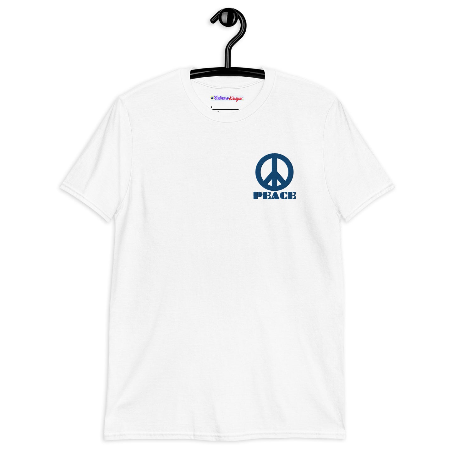 PEACE, PEACE-SIGN, Calmness Designs, Short-Sleeve Unisex T-Shirt