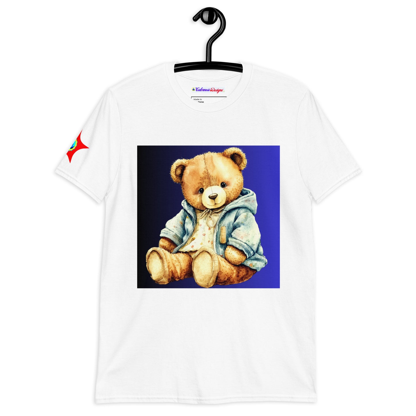 Teddy Bear , RELAXING, Chilling, Calmness Designs, Creative Designs, Short-Sleeve Unisex T-Shirt