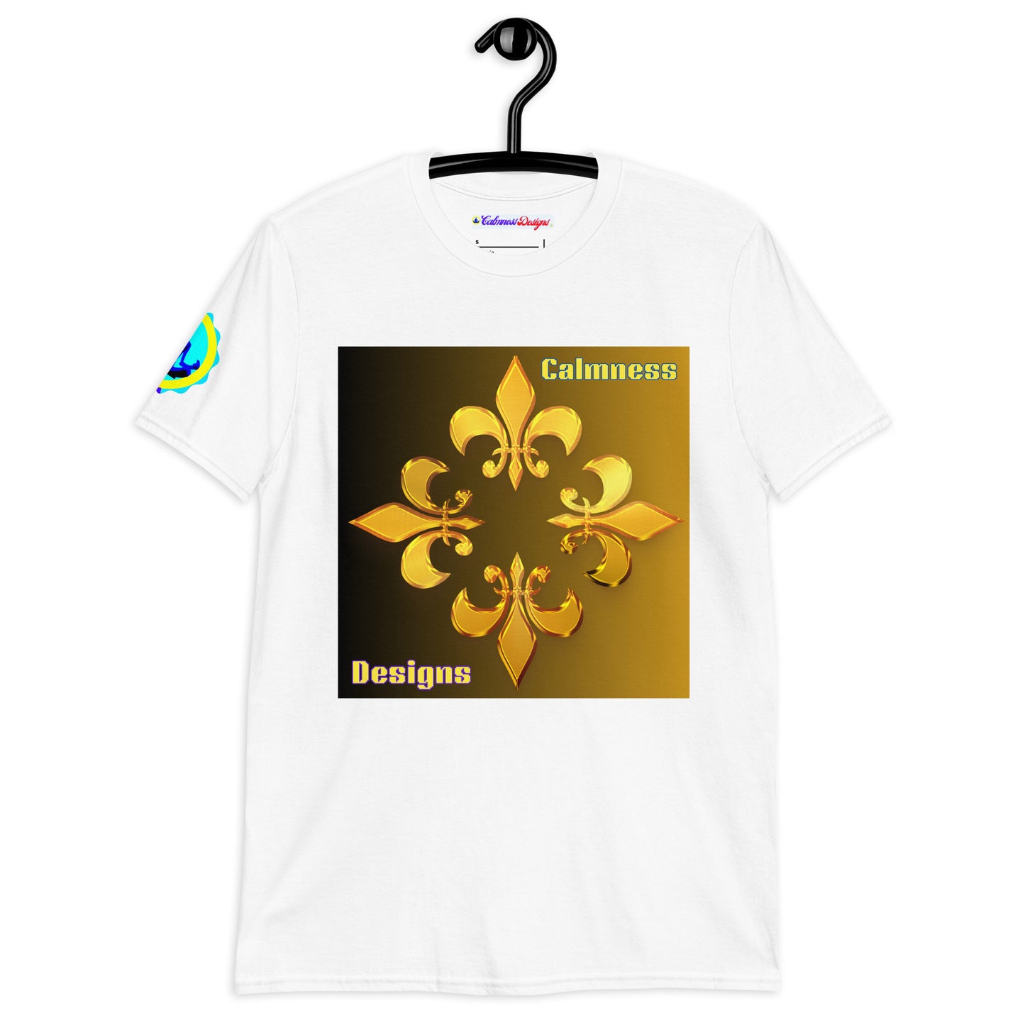 Crown Symbol Emblem, CALMNESS DESIGNS, Creative Designer's, Short-Sleeve Unisex T-Shirt