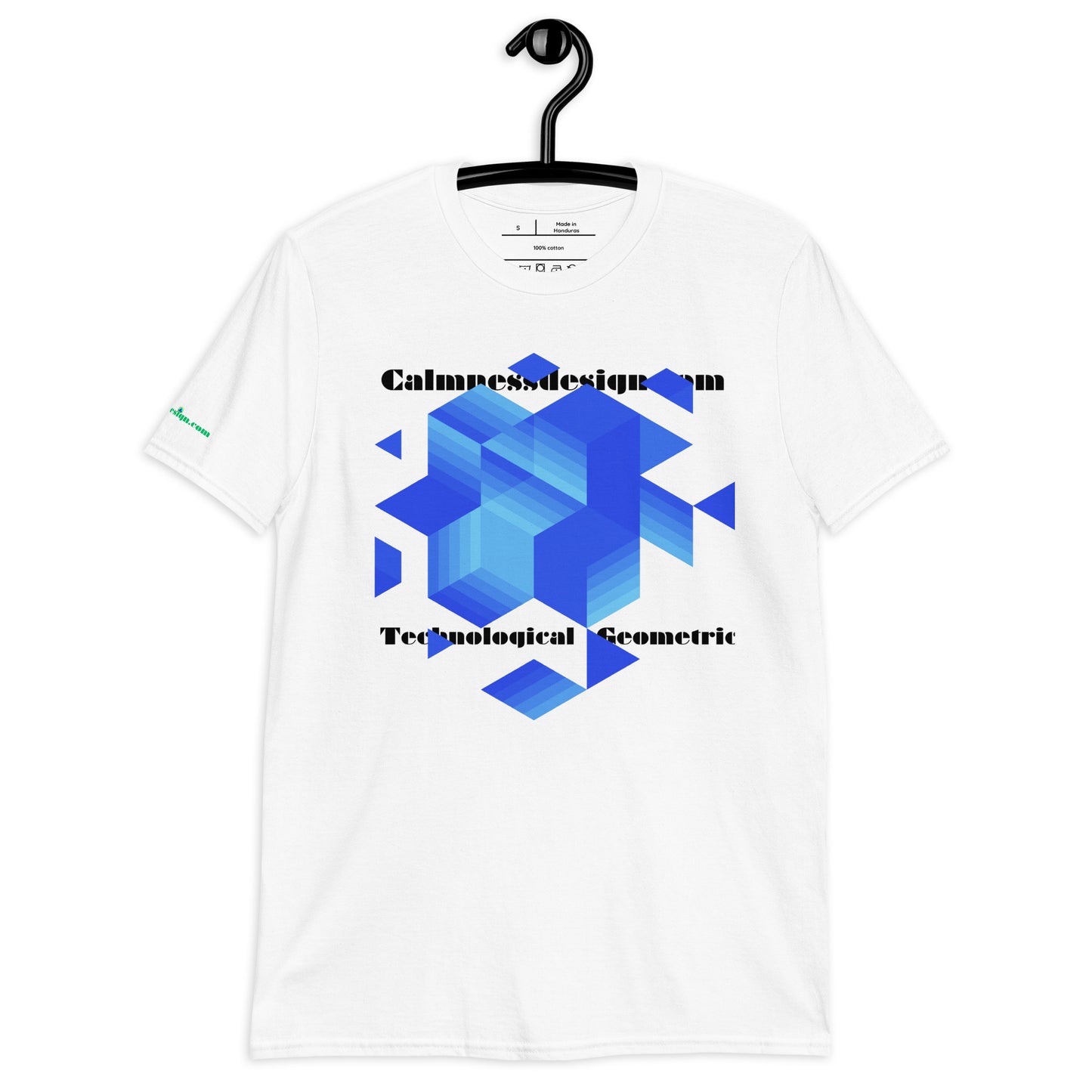 Technological and Geometric Element, Calmnessdesign.COM, Short-Sleeve Unisex T-Shirt