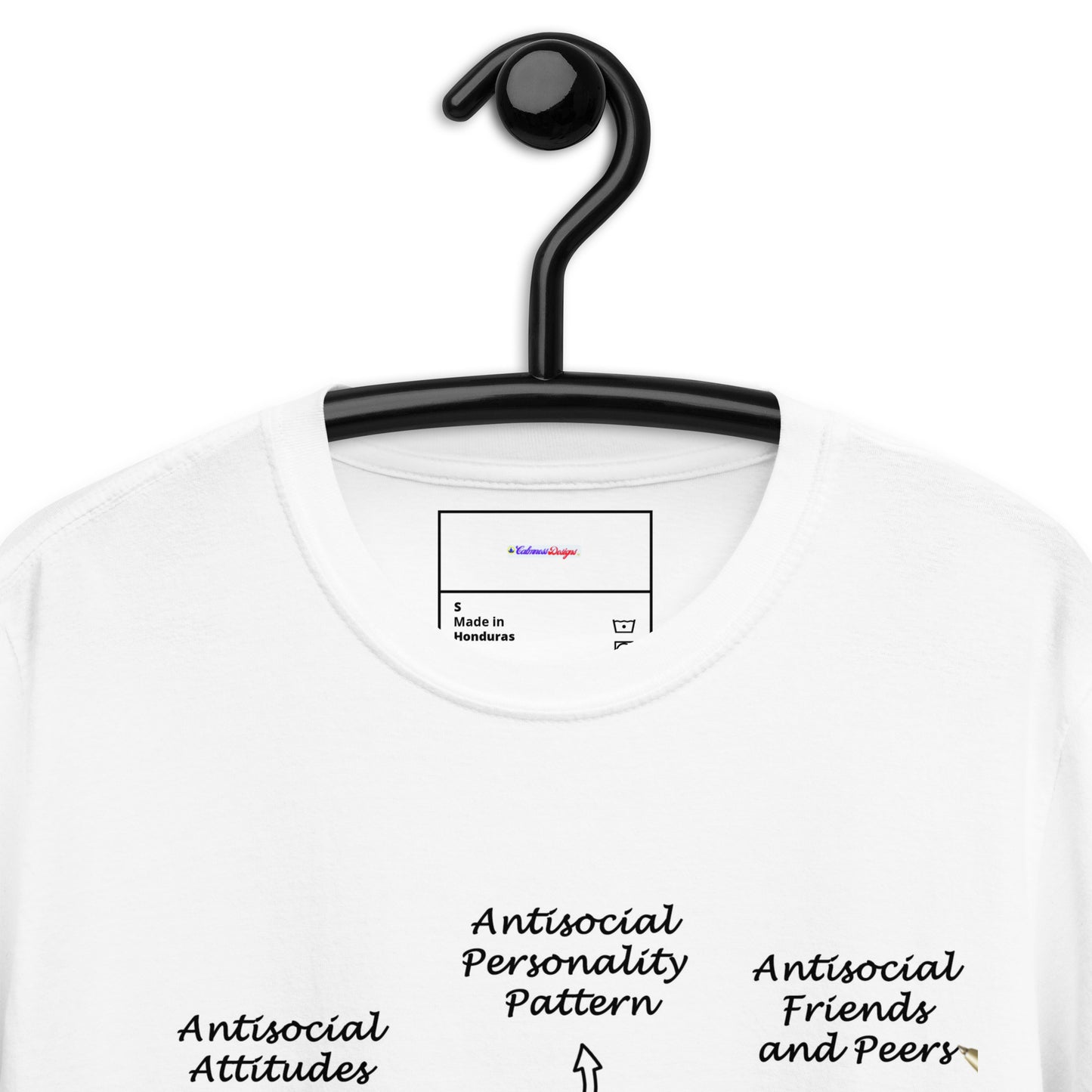 Mental Illness Consequences, Calmness Designs, Short-Sleeve Unisex T-Shirt