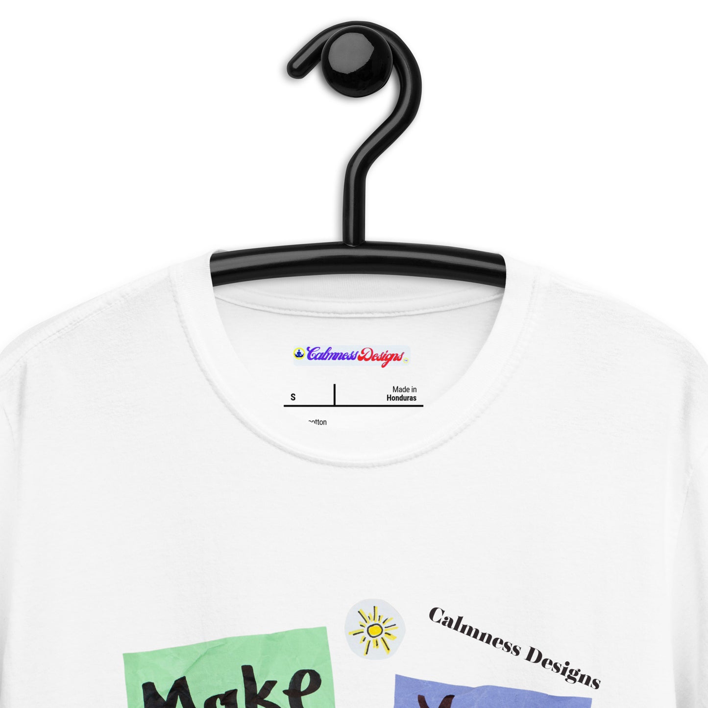 Make Your Day Brighter Than Yesterday, (BUS, HEART), Calmness Designs, Creative Designs, Short-Sleeve Unisex T-Shirt