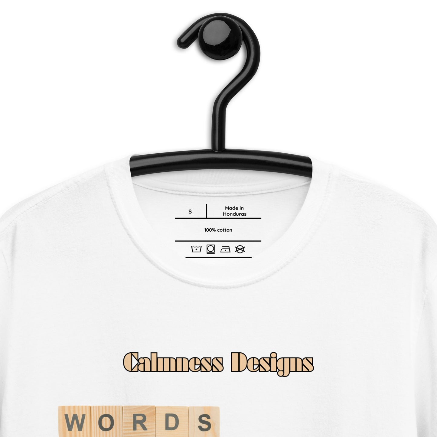 WORDS HAVE POWER, Calmness Designs, Creative Designs, Short-Sleeve Unisex T-Shirt