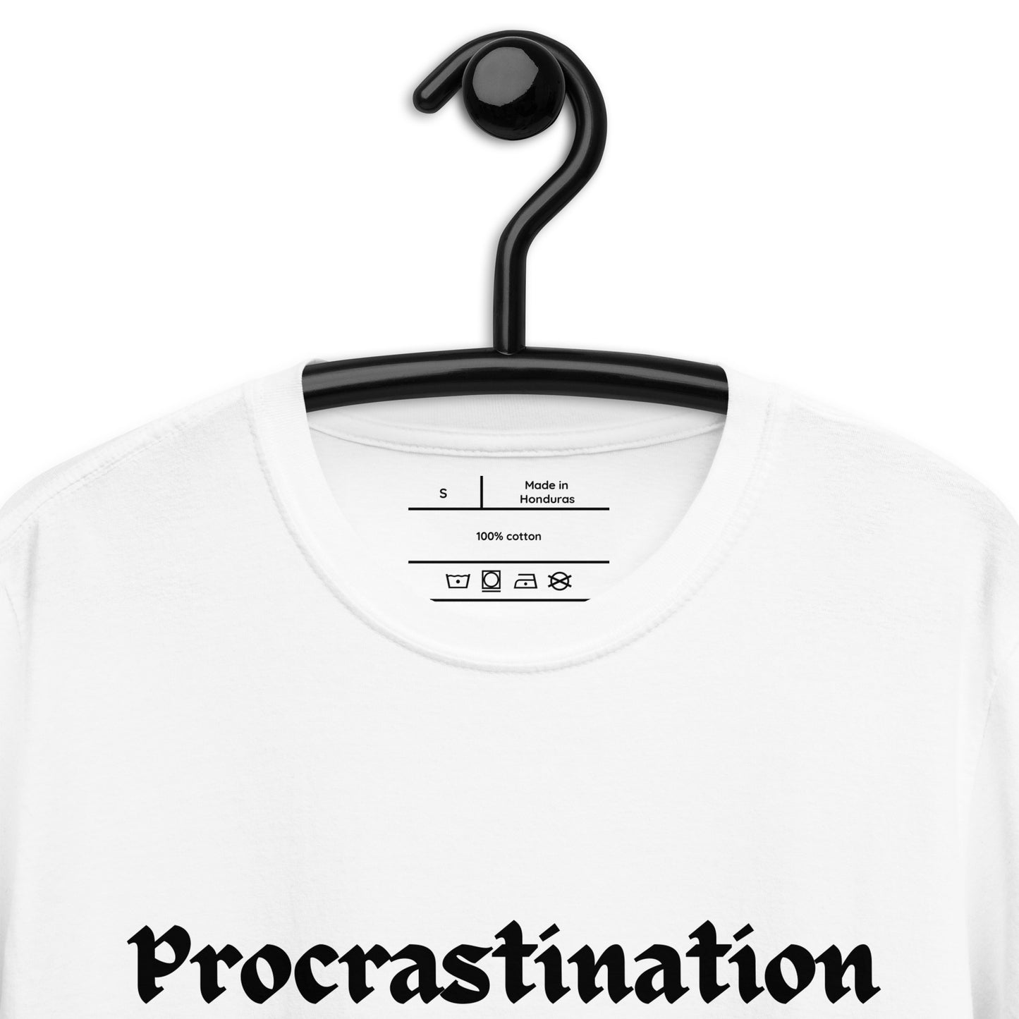 Procrastination is the Thief of TIME, Calmness Designs, Short-Sleeve Unisex T-Shirt