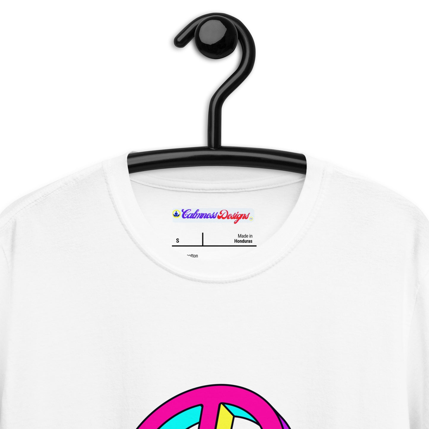 PEACE, PEACE-SIGN, Calmness Designs, Short-Sleeve Unisex T-Shirt