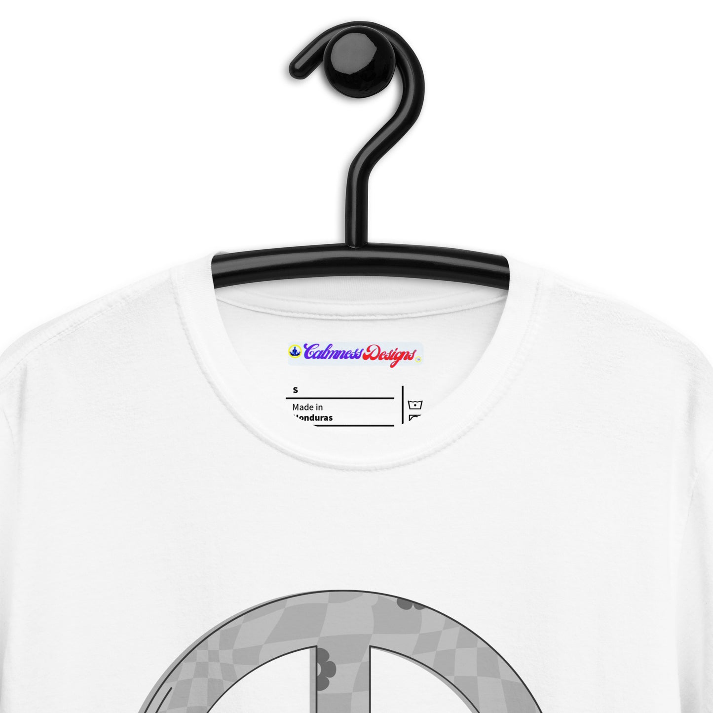 PEACE, PEACE-SIGN, Calmness Designs, Short-Sleeve Unisex T-Shirt