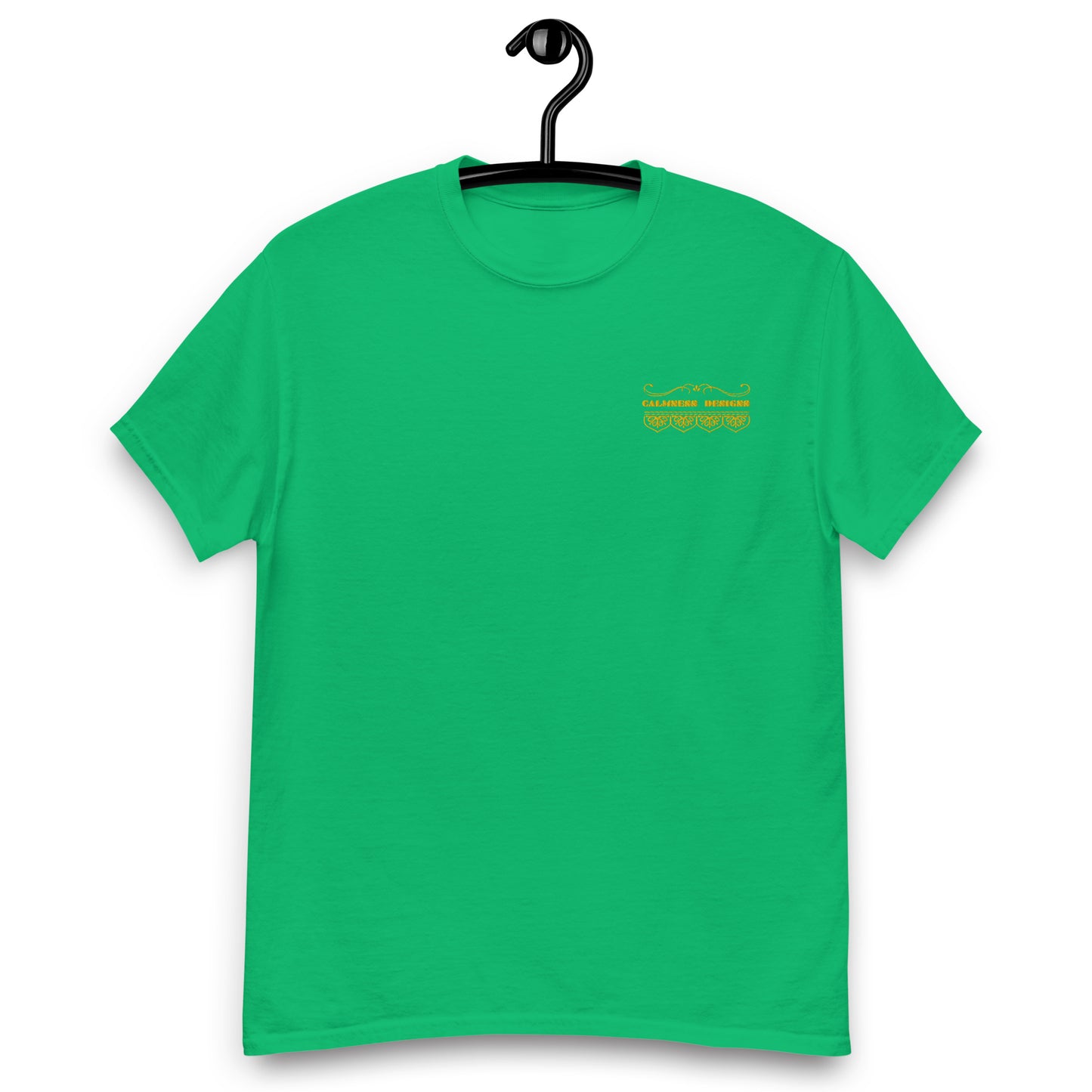 Bidri Decorative Elements Border BLUE, CALMNESS DESIGNS, Creative Designer's, Unisex classic tee