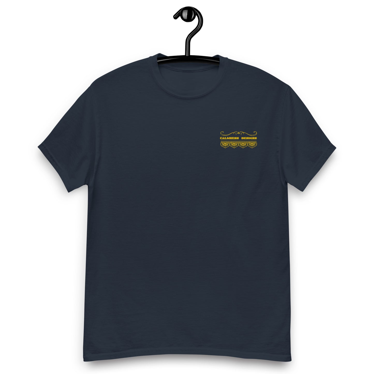 Bidri Decorative Elements Border BLUE, CALMNESS DESIGNS, Creative Designer's, Unisex classic tee