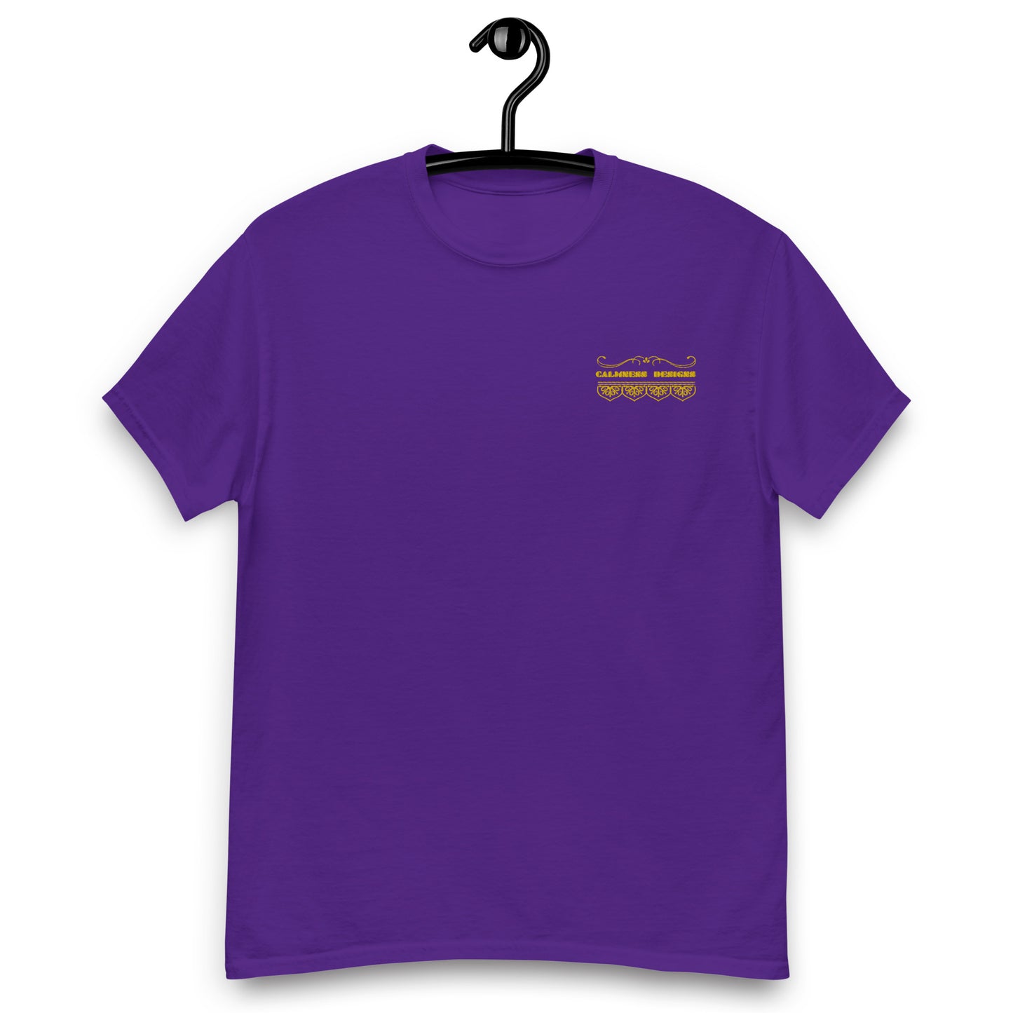 Bidri Decorative Elements Border BLUE, CALMNESS DESIGNS, Creative Designer's, Unisex classic tee