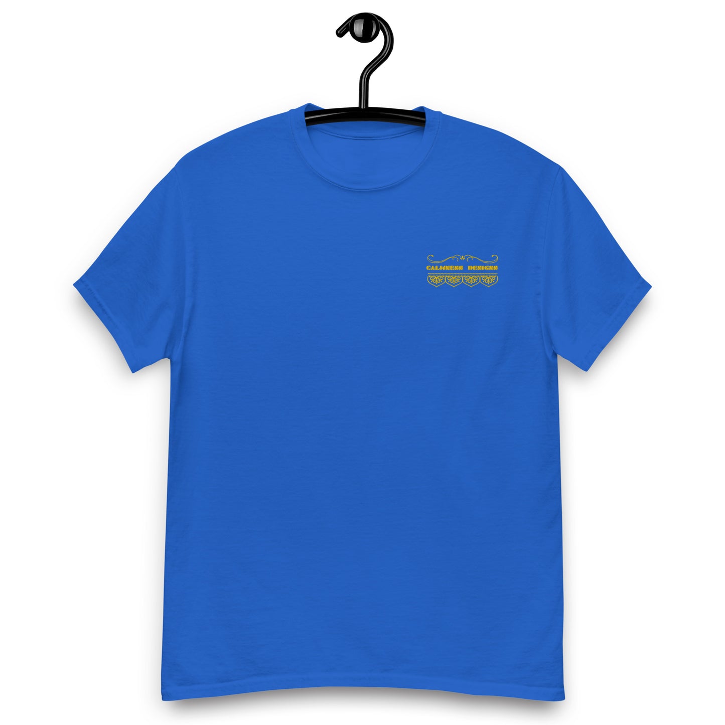 Bidri Decorative Elements Border BLUE, CALMNESS DESIGNS, Creative Designer's, Unisex classic tee