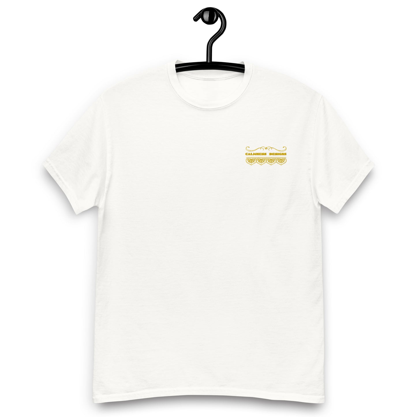Bidri Decorative Elements Border BLUE, CALMNESS DESIGNS, Creative Designer's, Unisex classic tee