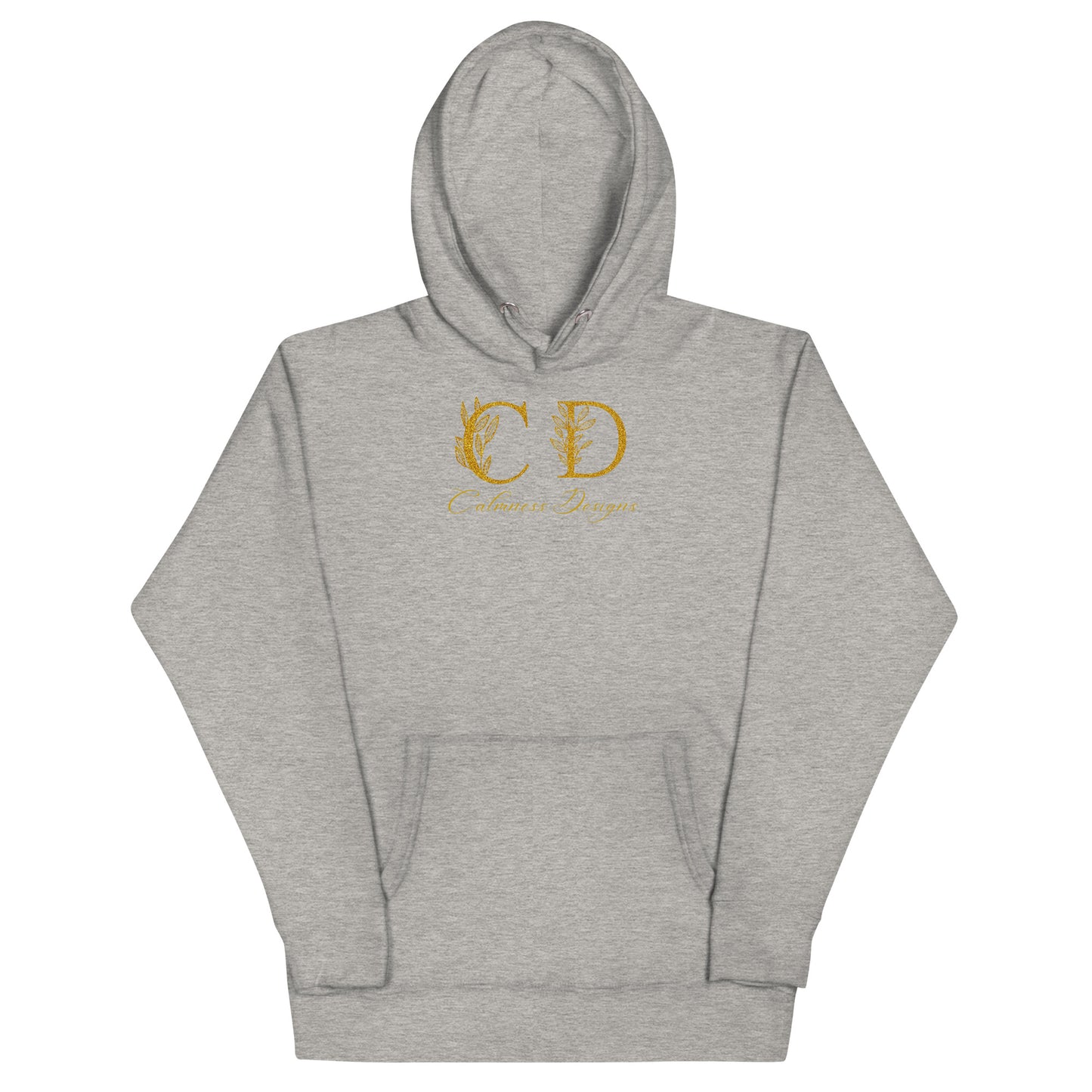Gold-Calmness Designs, (C D), Unisex Hoodie