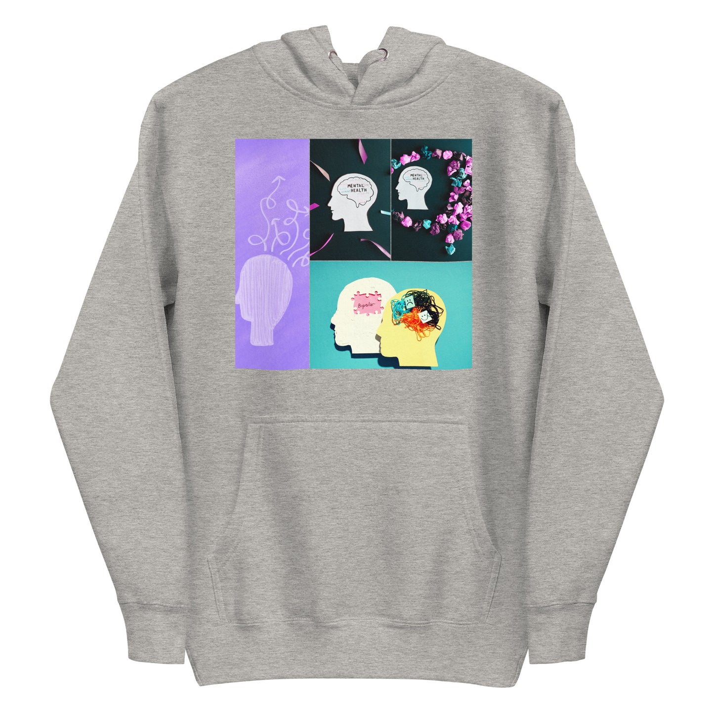 Mental Disorders, Mental Health Flowers, Calmness Designs, Unisex Hoodie