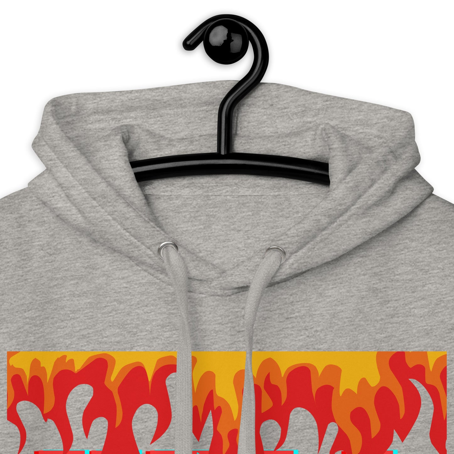 Fire Flame, Summer-Sunshine Face, HELL SUMMER, CALMNESS DESIGNS, Creative Designer's, Unisex Hoodie