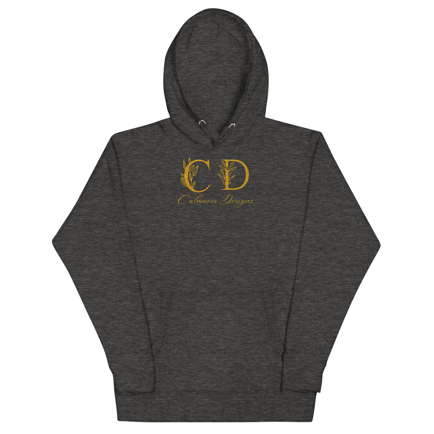 Gold-Calmness Designs, (C D), Unisex Hoodie