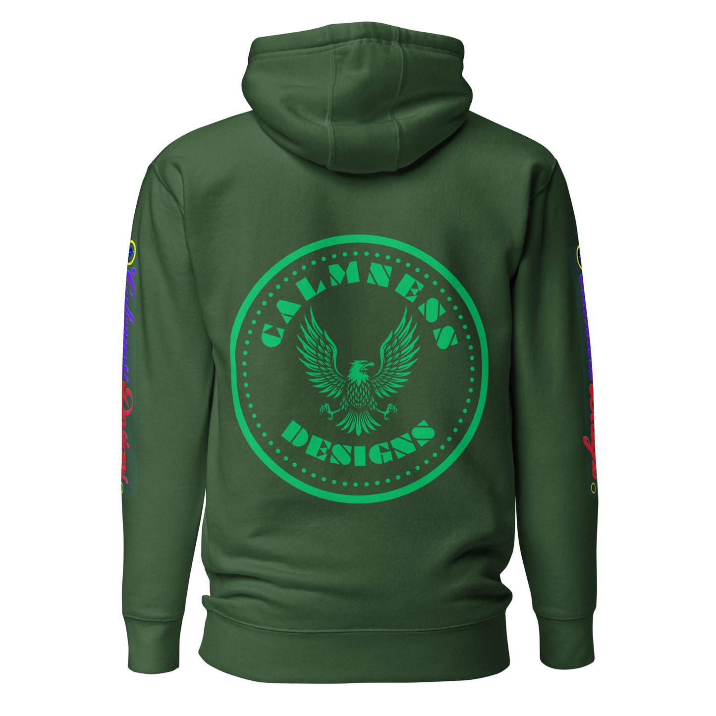 Eagle Vintage Illustration, CALMNESS DESIGNS, Creative Designer's, Unisex Hoodie
