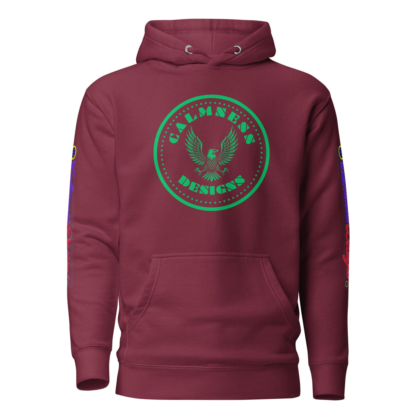 Eagle Vintage Illustration, CALMNESS DESIGNS, Creative Designer's, Unisex Hoodie
