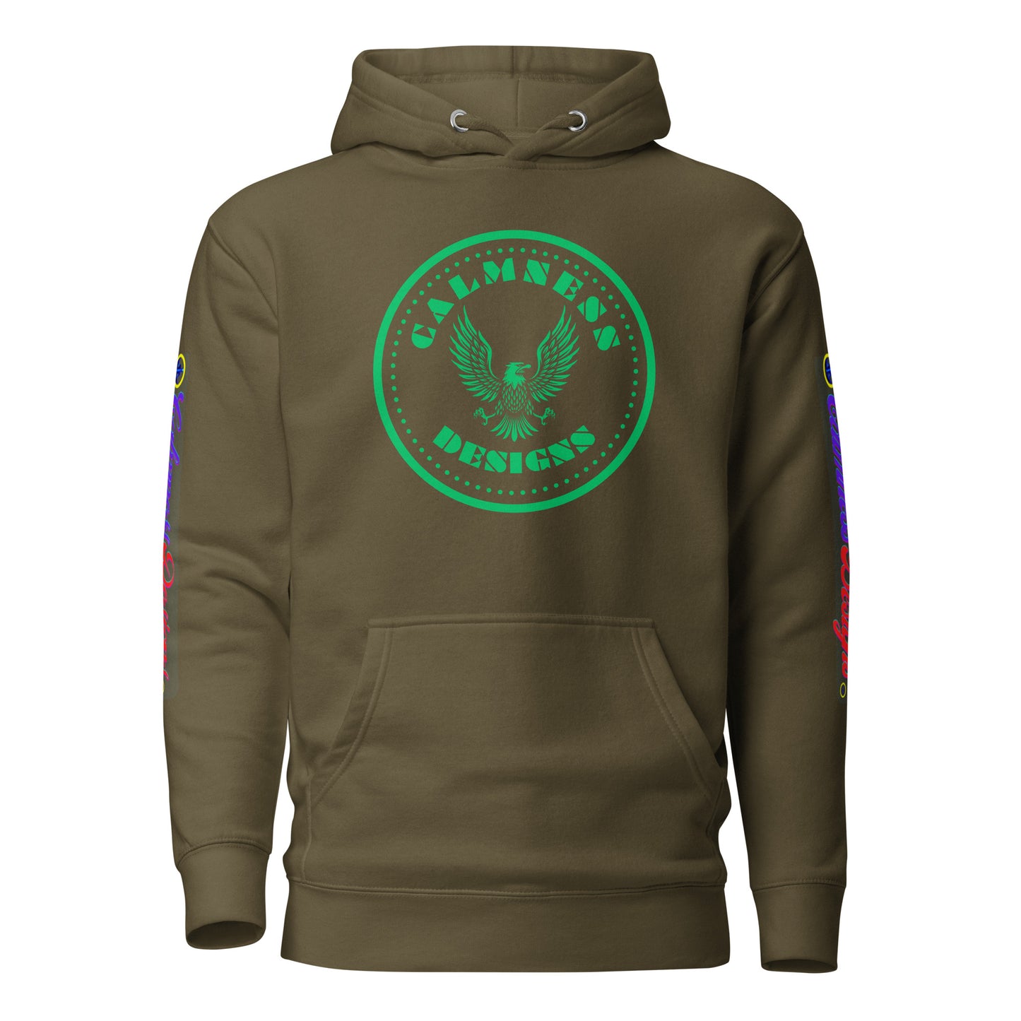 Eagle Vintage Illustration, CALMNESS DESIGNS, Creative Designer's, Unisex Hoodie