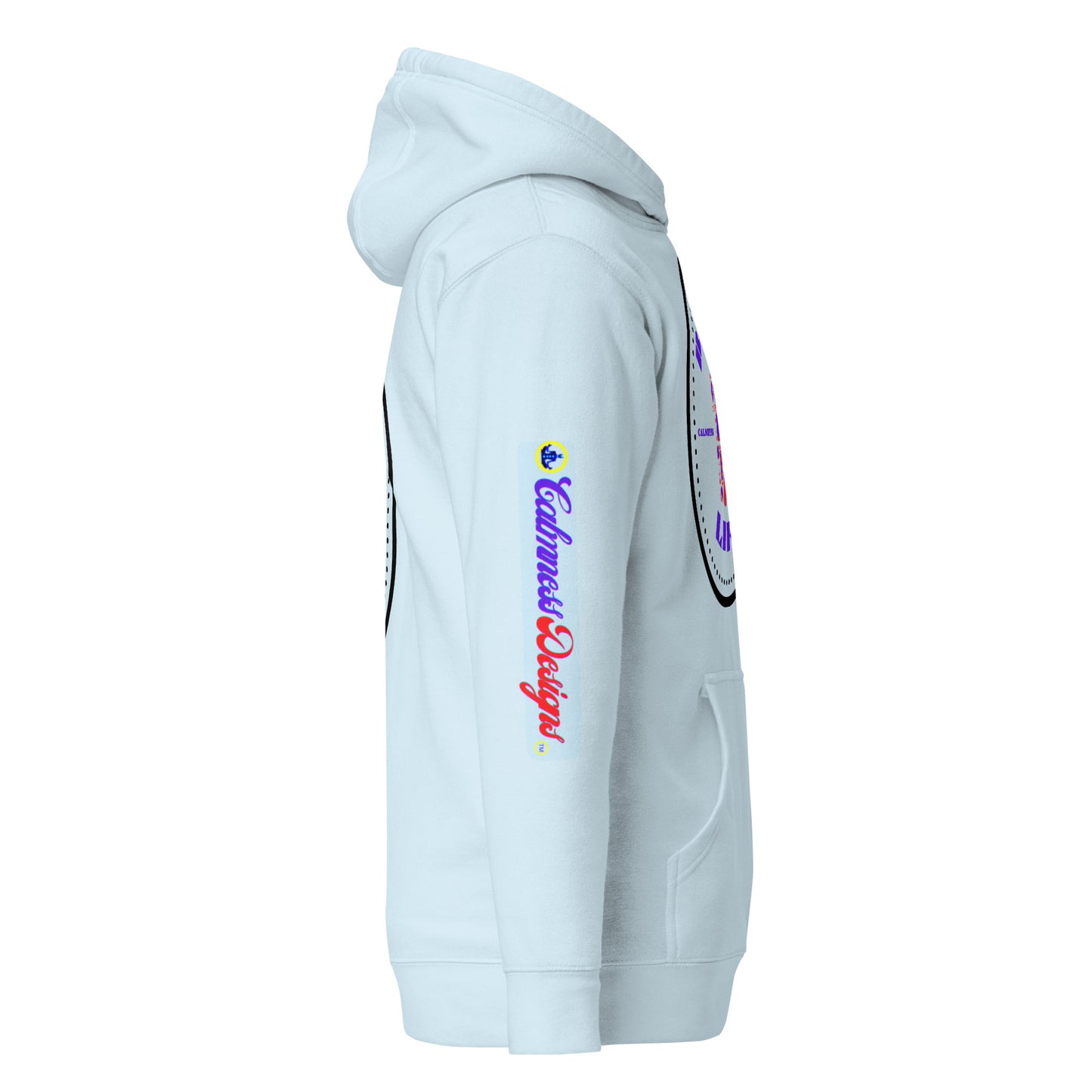 Minimalist Circle, Barber Life, Barber Chair, and Barbers Equipment's, CALMNESS DESIGNS, Creative Designer's, Unisex Hoodie
