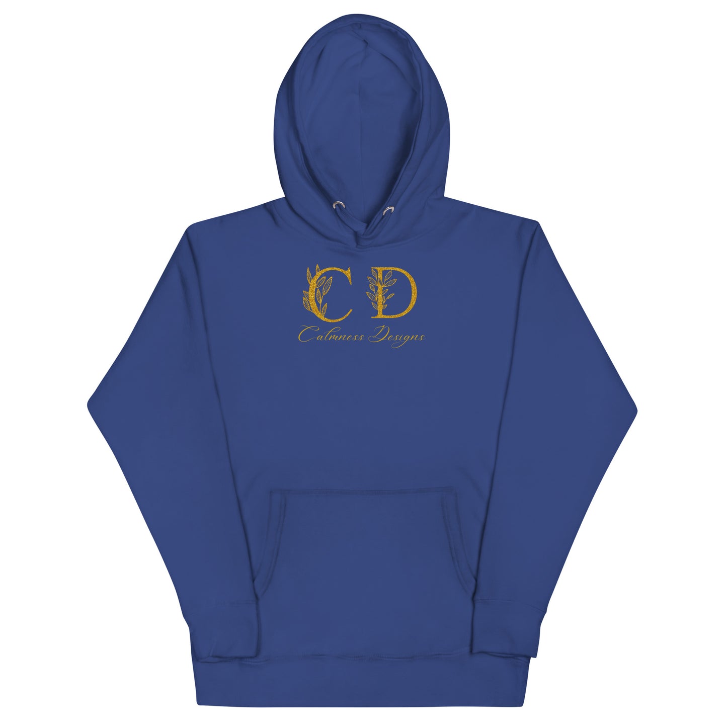 Gold-Calmness Designs, (C D), Unisex Hoodie
