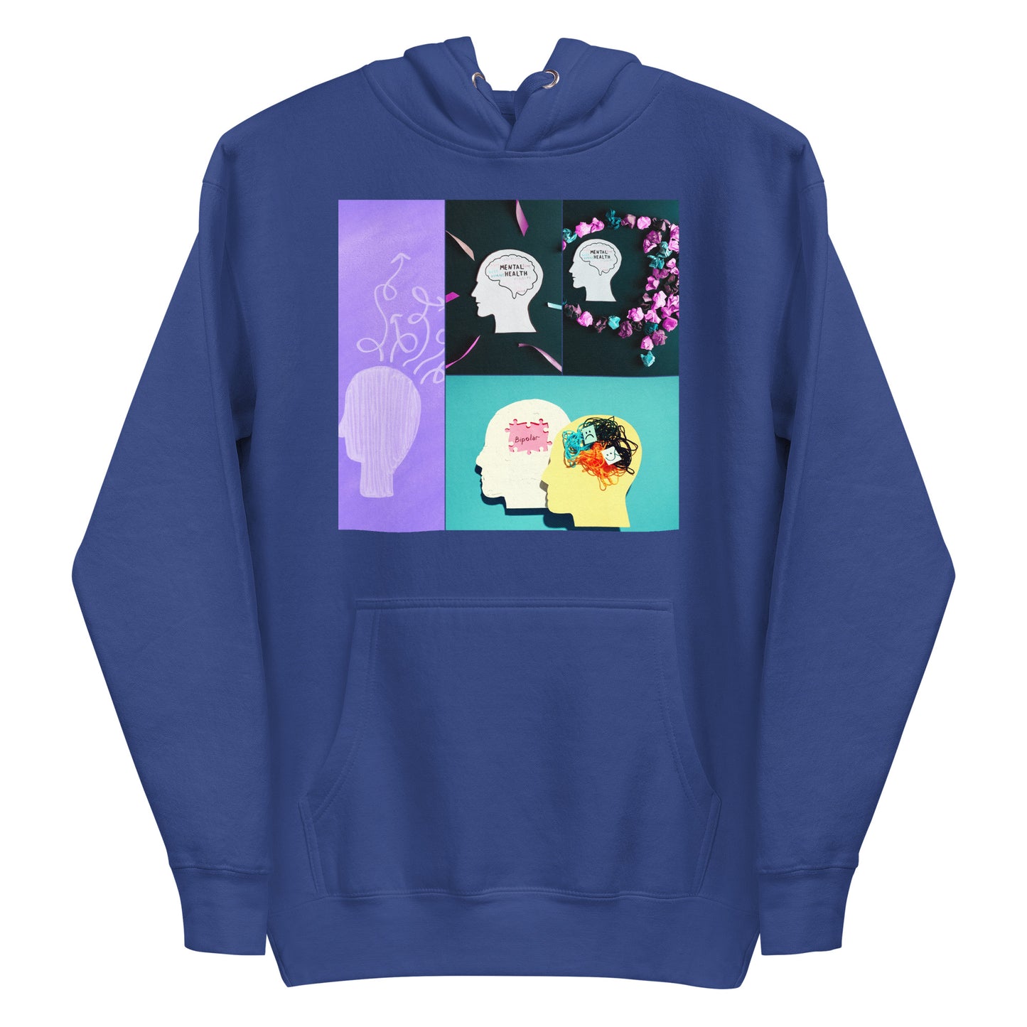 Mental Disorders, Mental Health Flowers, Calmness Designs, Unisex Hoodie
