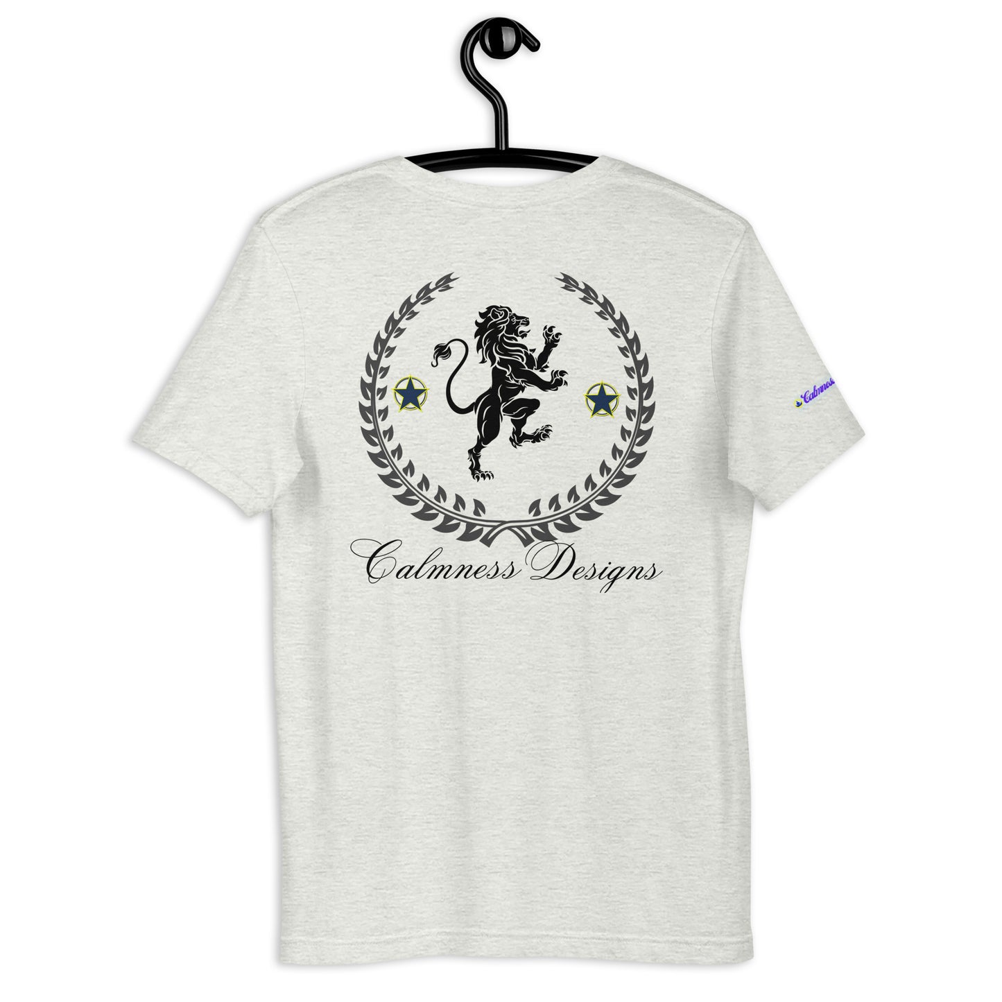Coats of Arms, (C D), Lions Crest Shield, Stars, Calmness Designs, Unisex t-shirt