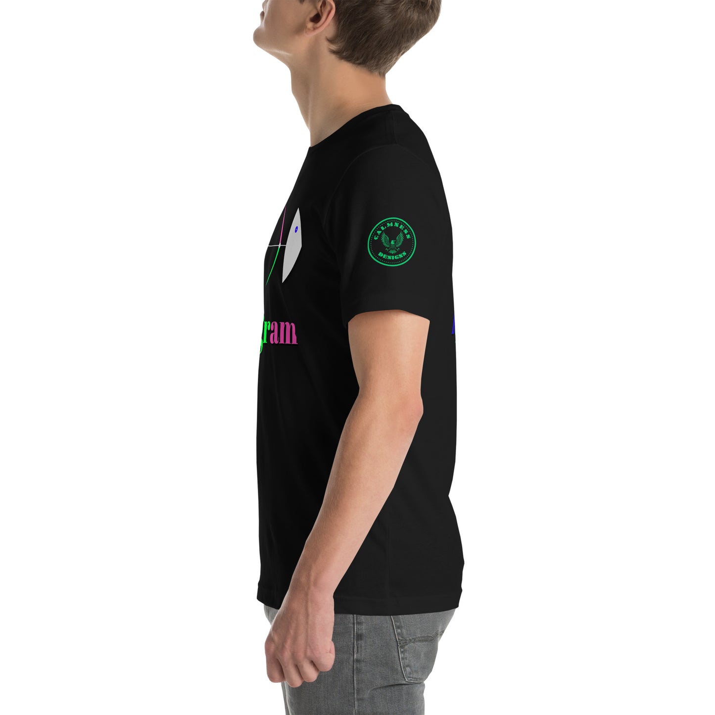 Fish Bone Diagram, CALMNESS DESIGNS, Creative Designer's, Unisex t-shirt