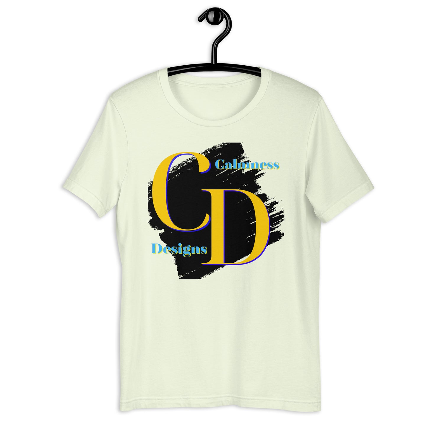 Logo CALMNESS DESIGNS, (C D), Calmness Designs, Creative Designs, Unisex t-shirt