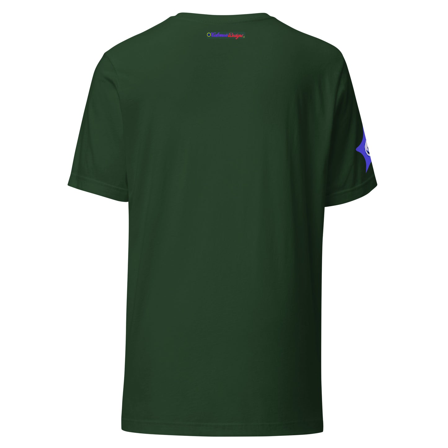 Gold Laurel Wreath, Gold Diamond Shape, CALMNESS DESIGNS, Creative Designer's, Unisex t-shirt