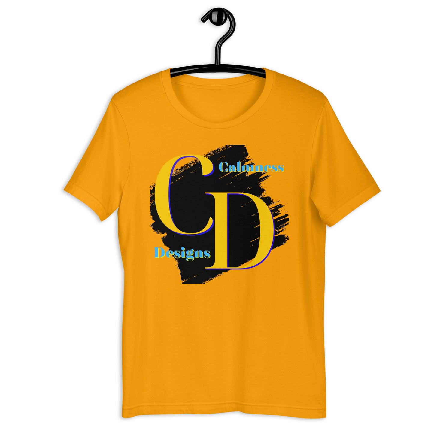 Logo CALMNESS DESIGNS, (C D), Calmness Designs, Creative Designs, Unisex t-shirt