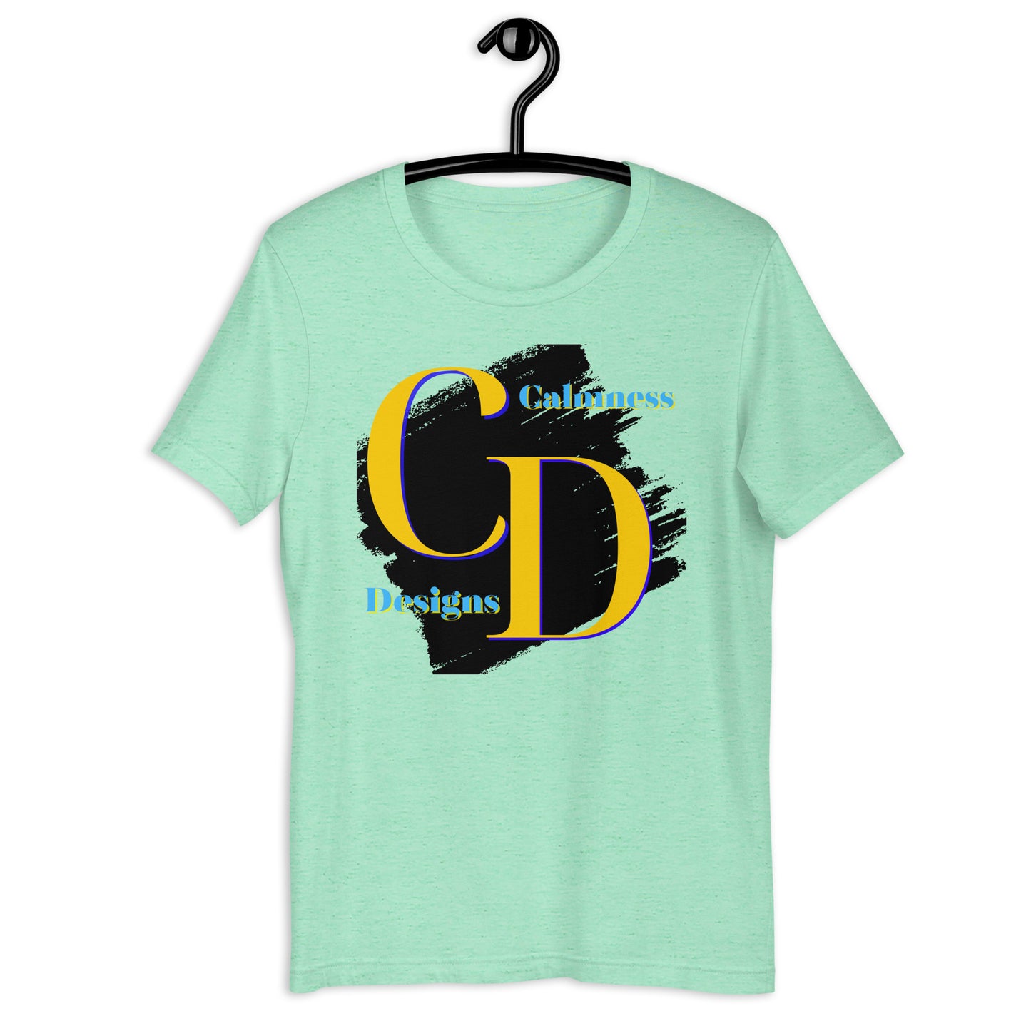 Logo CALMNESS DESIGNS, (C D), Calmness Designs, Creative Designs, Unisex t-shirt