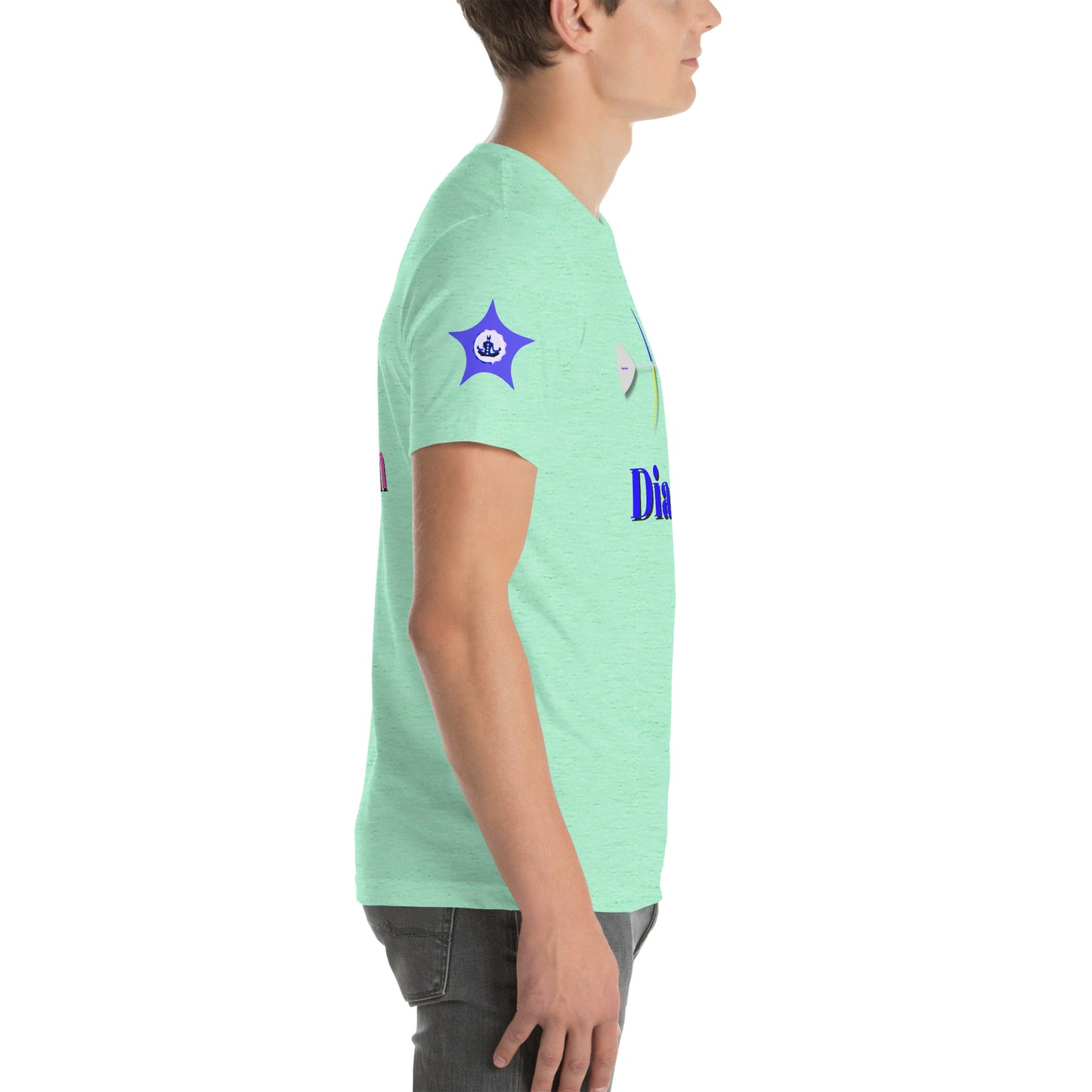 Fish Bone Diagram, CALMNESS DESIGNS, Creative Designer's, Unisex t-shirt