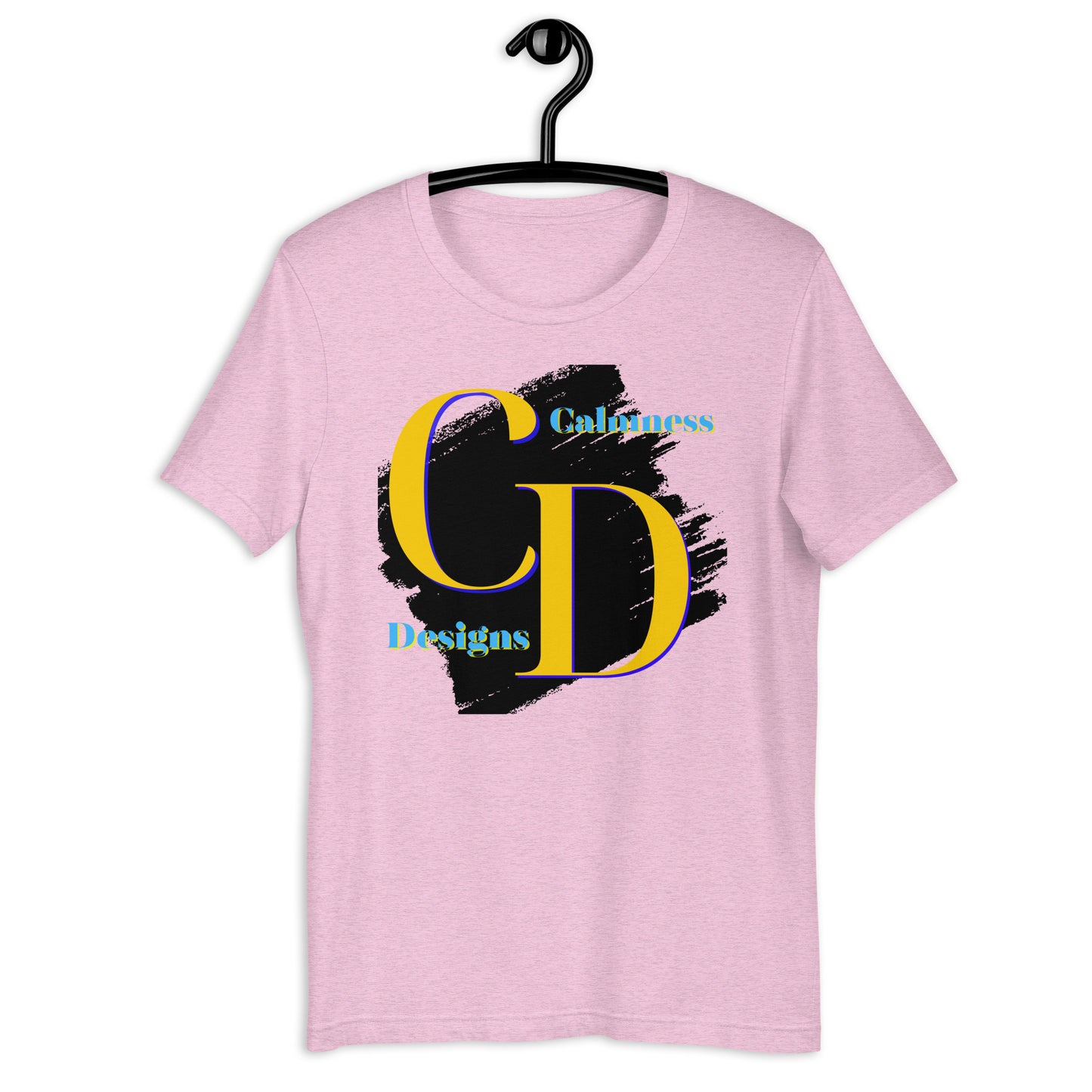 Logo CALMNESS DESIGNS, (C D), Calmness Designs, Creative Designs, Unisex t-shirt