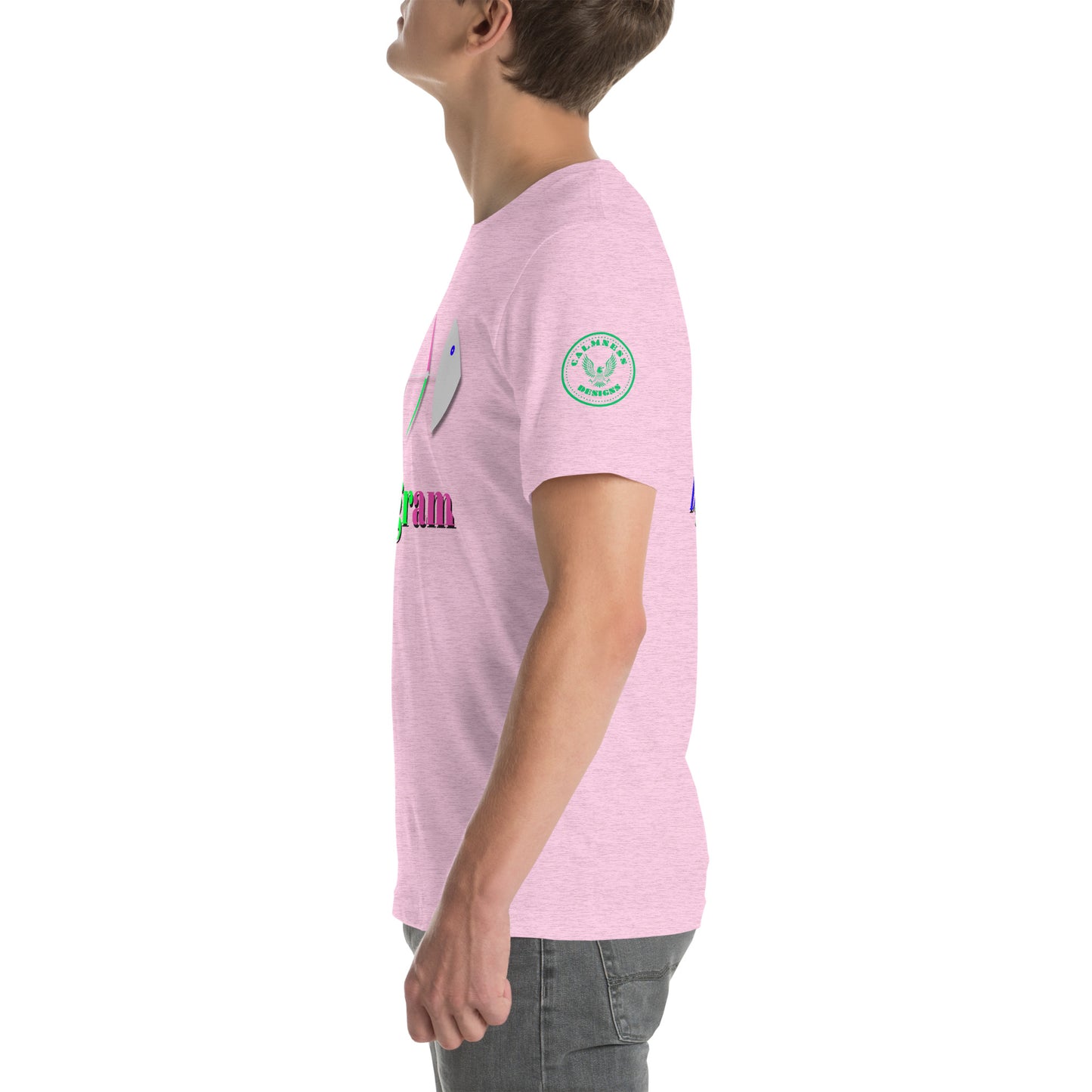 Fish Bone Diagram, CALMNESS DESIGNS, Creative Designer's, Unisex t-shirt