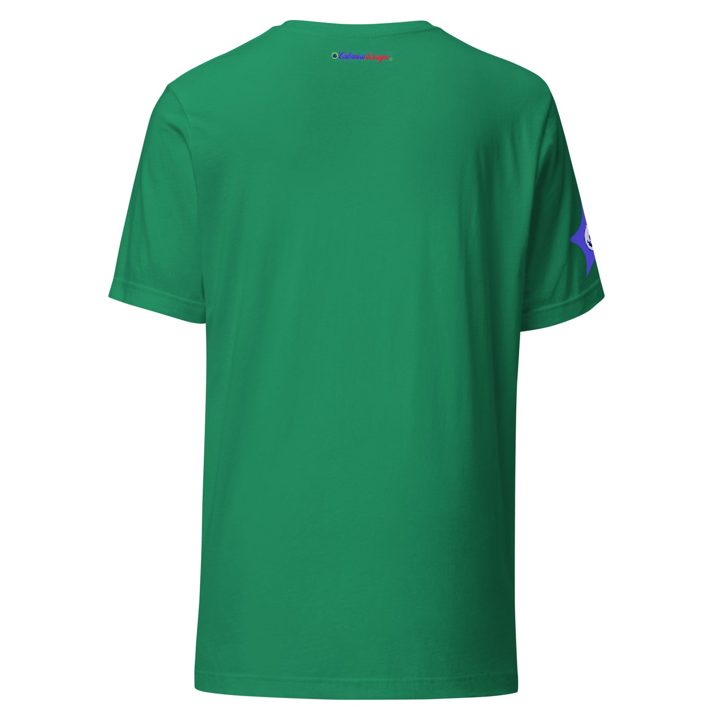 Gold Laurel Wreath, Gold Diamond Shape, CALMNESS DESIGNS, Creative Designer's, Unisex t-shirt